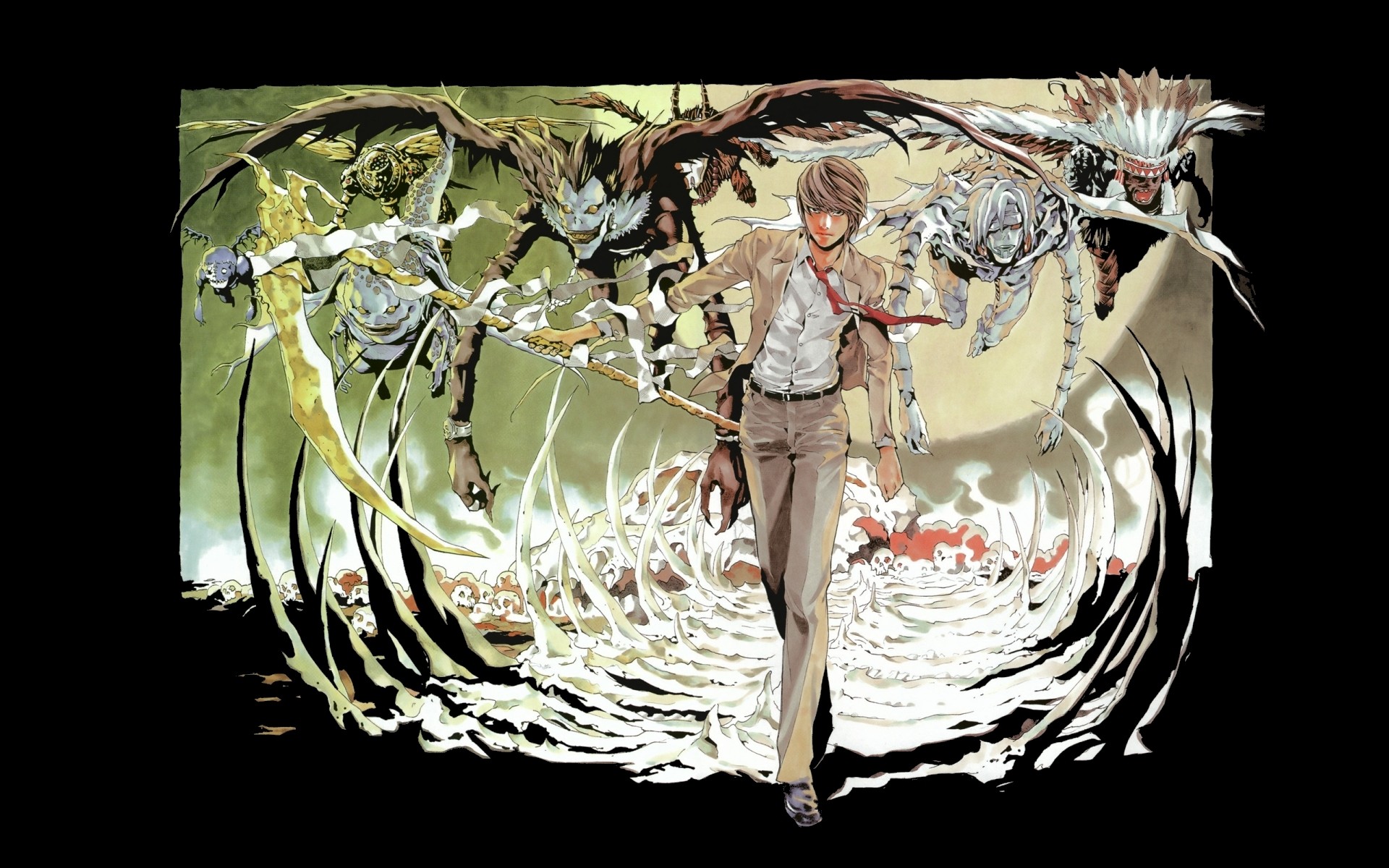Death Note Yagami Light Ryuk Anime Anime Boys 1920x1200
