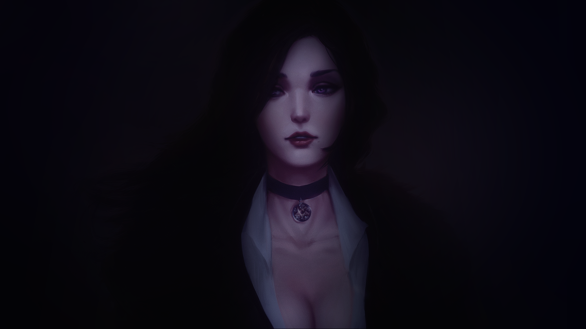 Yennefer Yennefer Of Vengerberg The Witcher The Witcher 3 Wild Hunt Frontal View 1920x1080