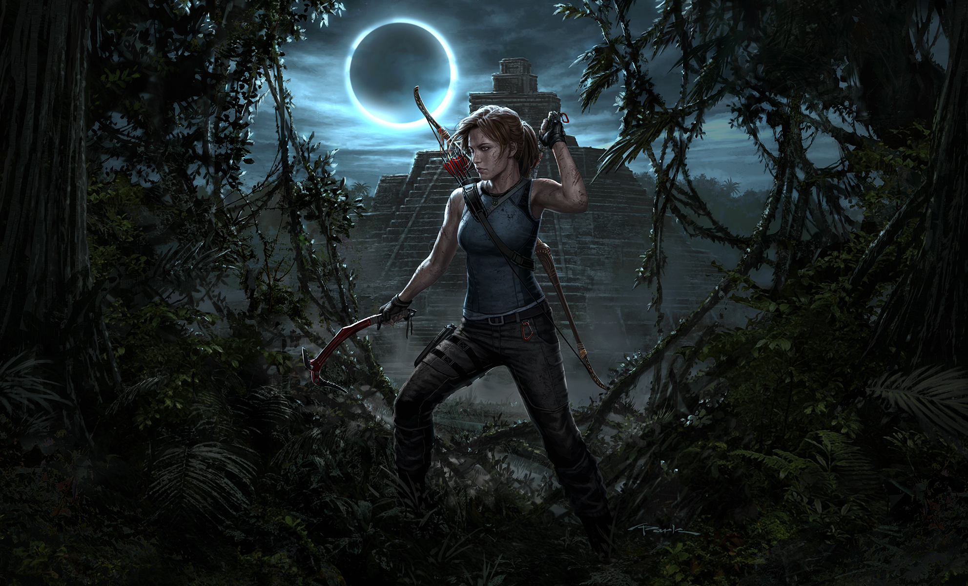 Shadow Of The Tomb Raider Tomb Raider 2018 Video Games Concept Art Tomb Raider 1983x1200