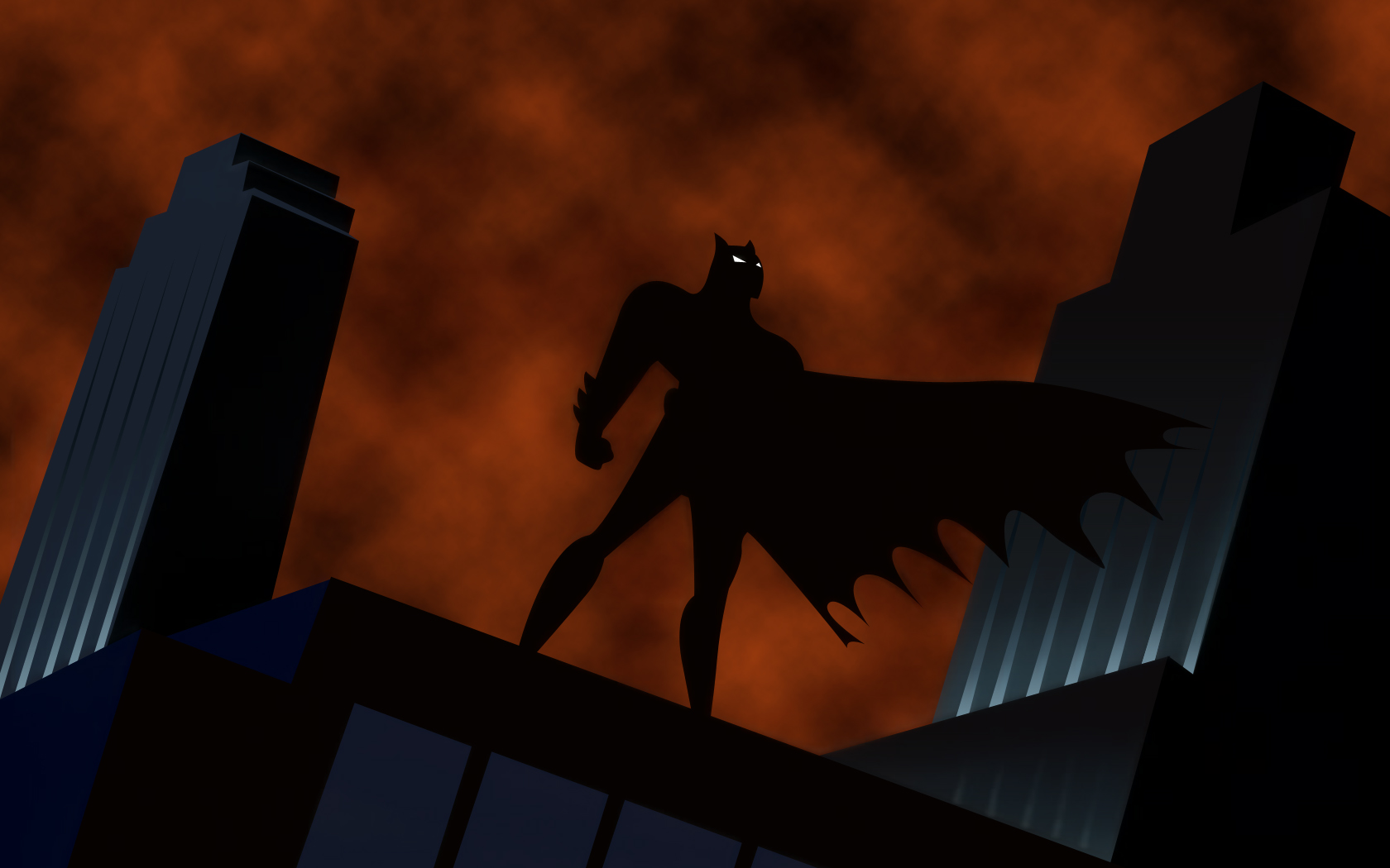 Batman Dark Cartoon DC Comics The Dark Knight Batman The Animated Series 1680x1050
