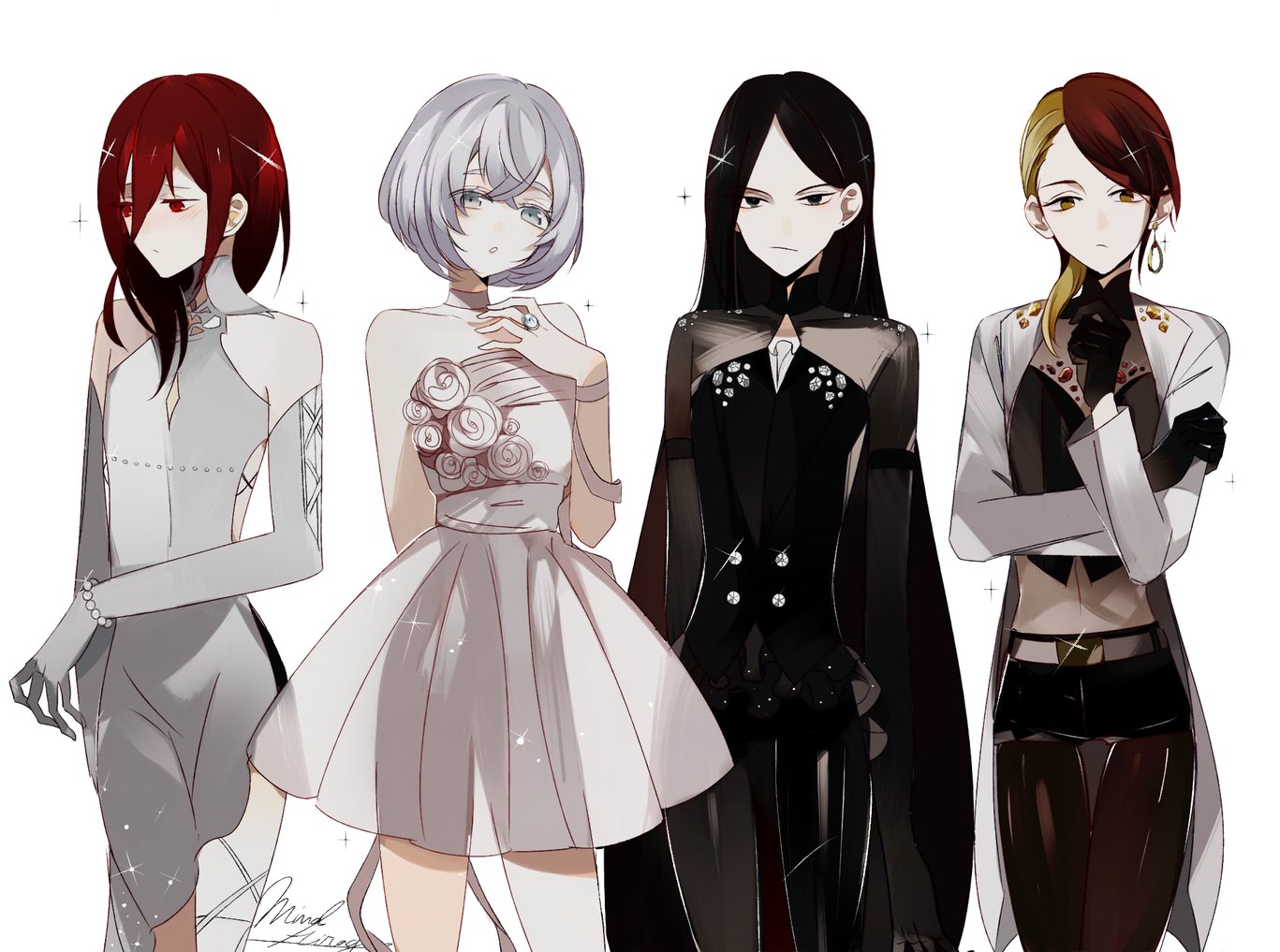 Houseki No Kuni Jewels Bort Houseki No Kuni Diamond Houseki No Kuni Cinnabar Houseki No Kuni Rutile  1367x1017