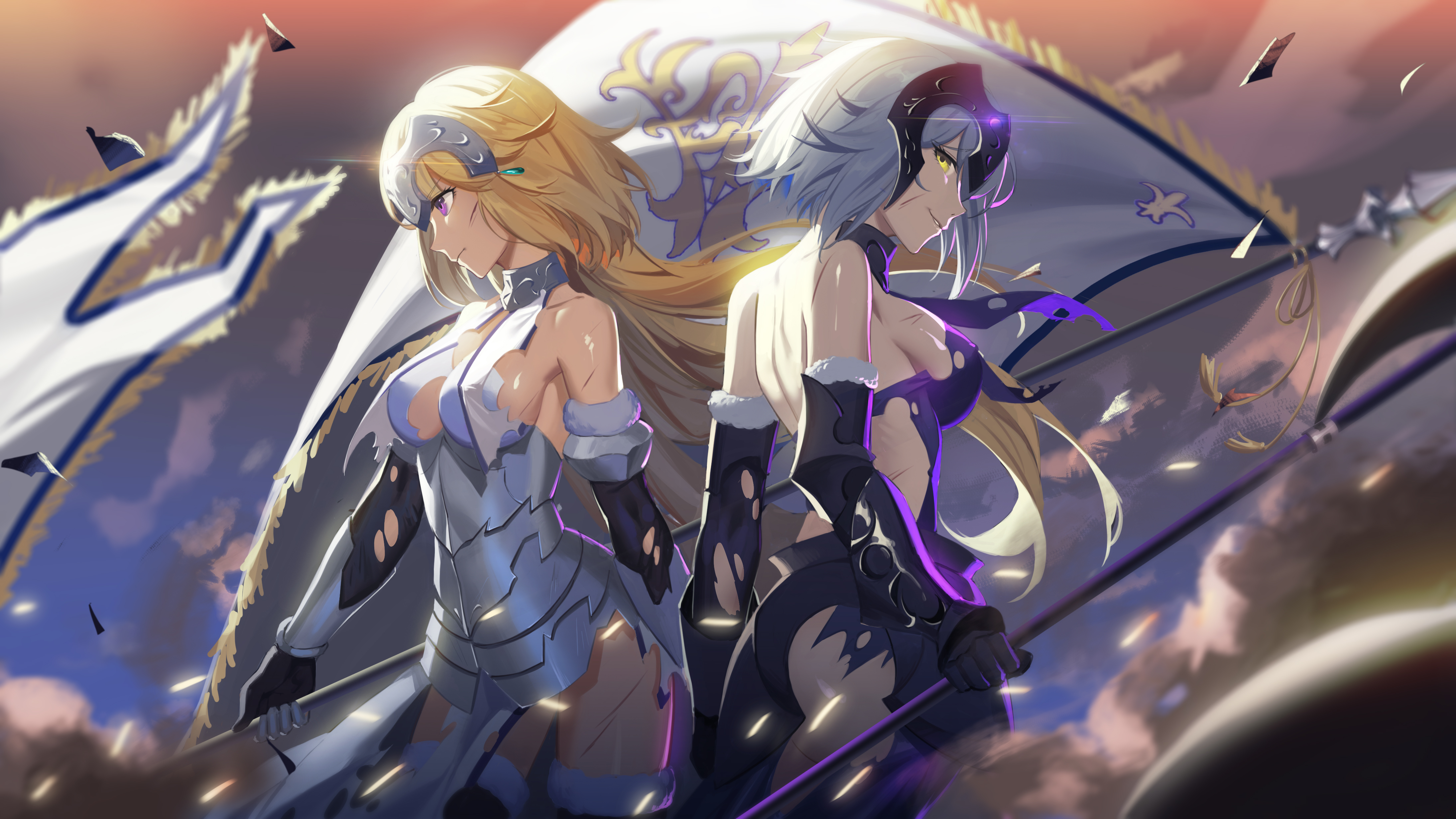 Fate Series Anime Anime Girls Fate Grand Order Jeanne DArc Jeanne Darc  Alter Purple Eyes Fate Apocry Wallpaper - Resolution:4380x2463 - ID:547237  
