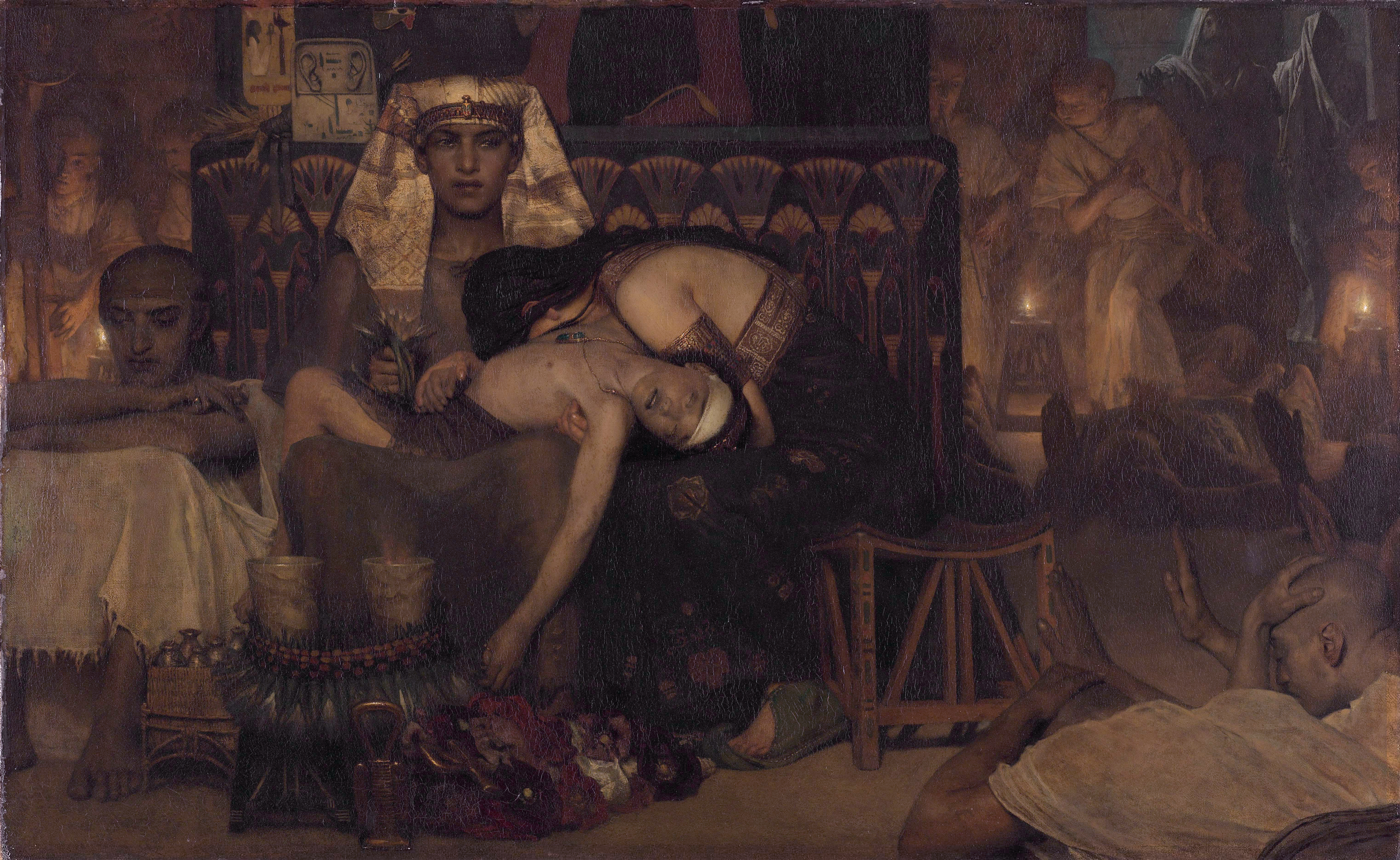 Classic Art Lawrence Alma Tadema Egypt Holy Bible The Death Of The Firstborn 6098x3748