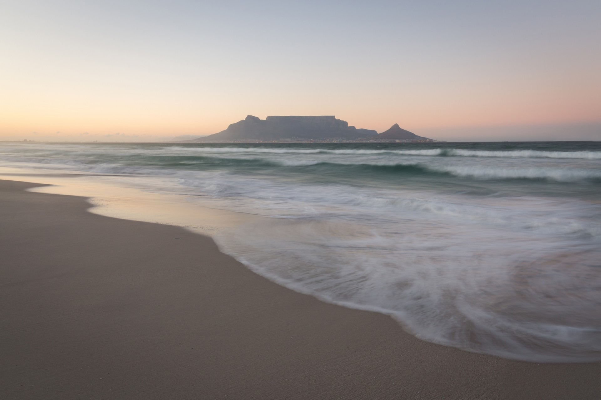 Landscape Beach Sea Island South Africa 1920x1280