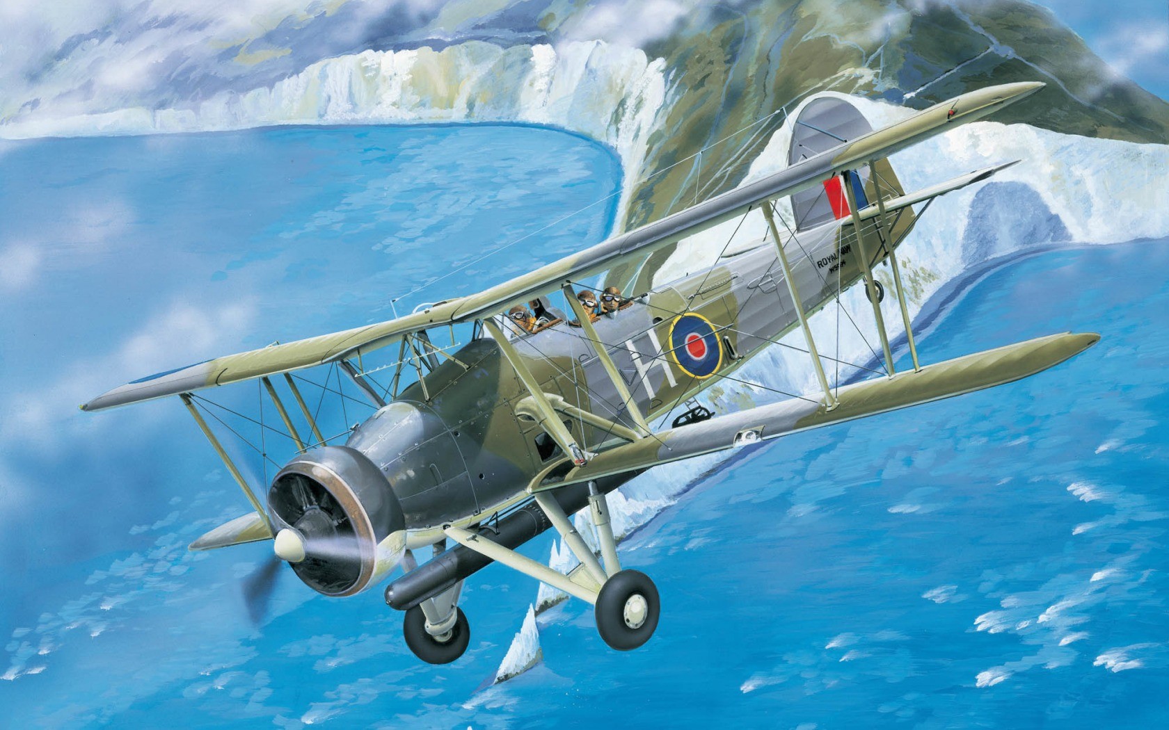 Biplane World War Ii Airplane Aircraft War Torpedo Military Military Aircraft Royal Navy 1680x1050