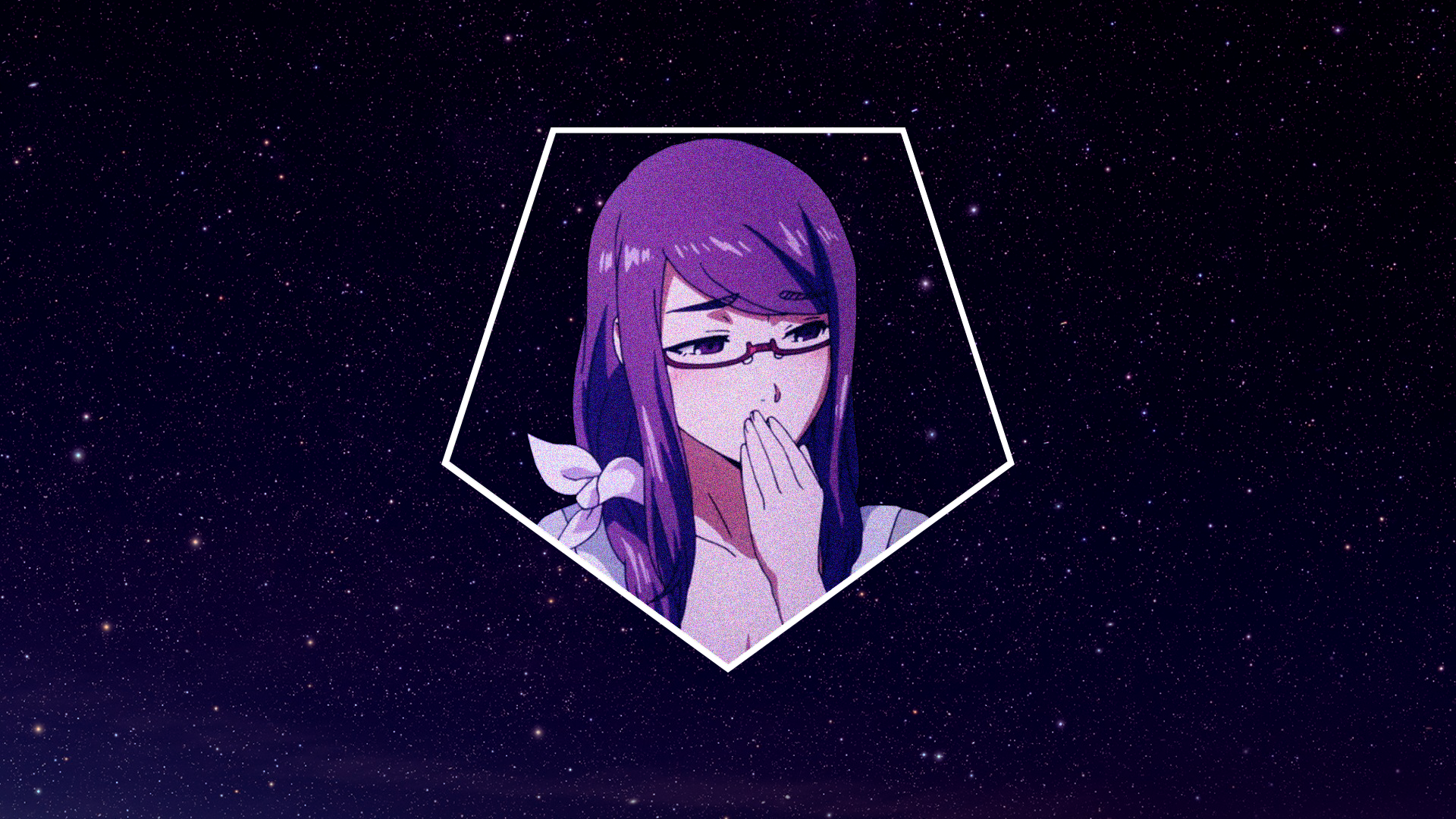 Kamishiro Rize Night Sky Tokyo Ghoul Picture In Picture 1920x1080