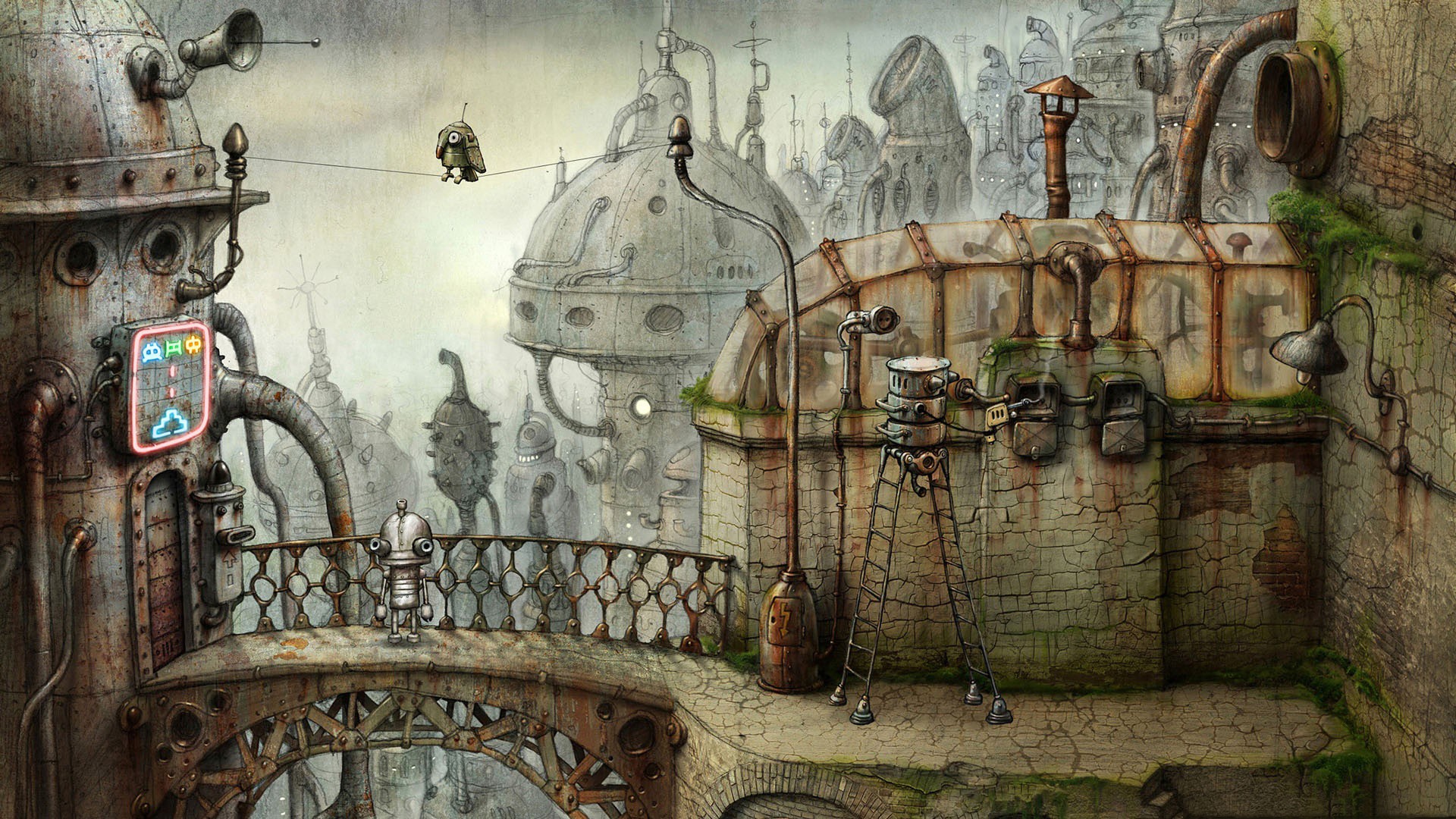 Fantasy Art Machinarium Video Games 1920x1080