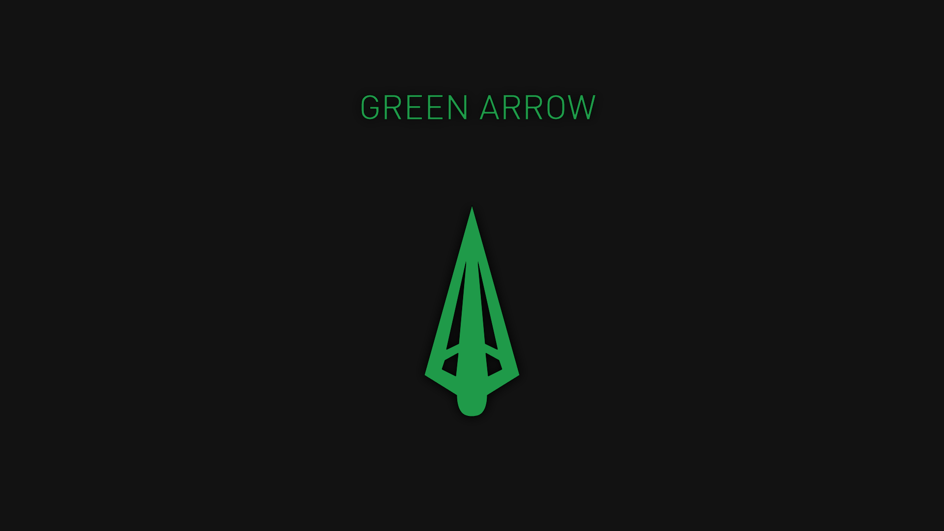 Green Arrow Arrow TV Series Minimalism Arrows Design 1920x1080