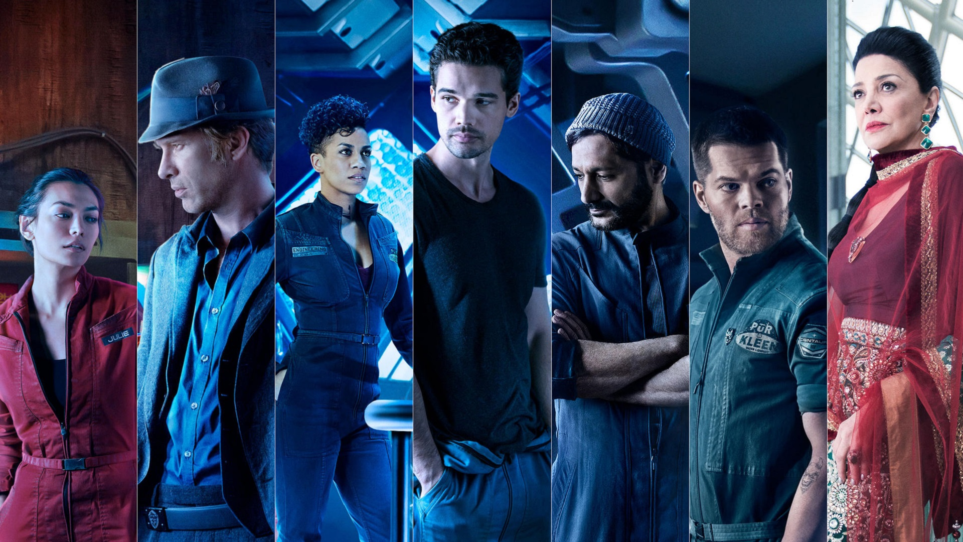 Joe Miller The Expanse Thomas Jane Shohreh Aghdashloo Steven Strait Cas Anvar Dominique Tipper Wes C 1920x1080