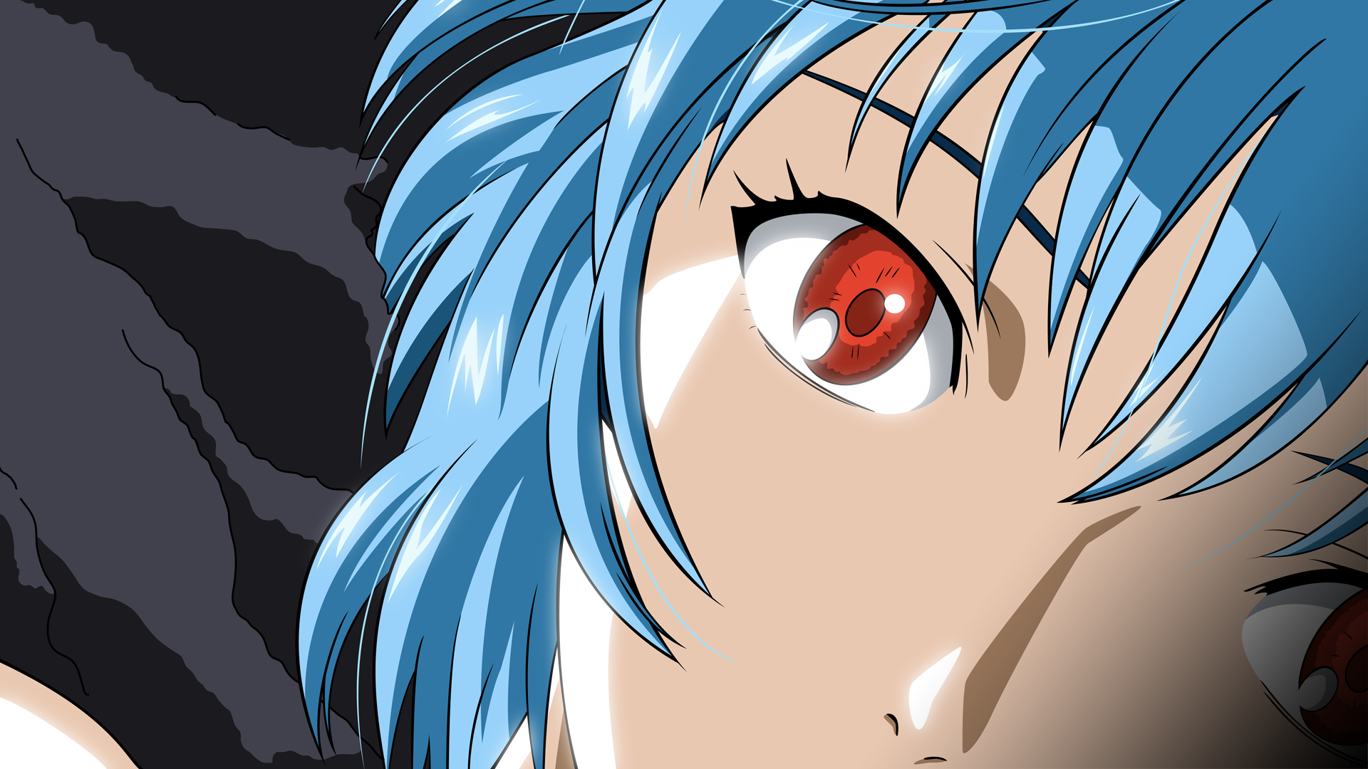 Anime Eyeball Ayanami Rei Neon Genesis Evangelion 1920x1080