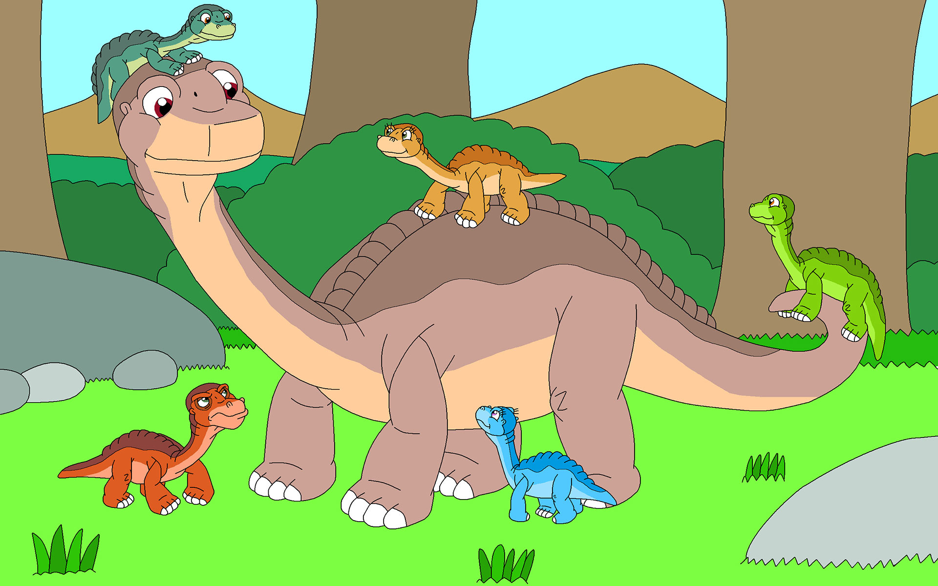 The Land Before Time Littlefoot 1920x1200