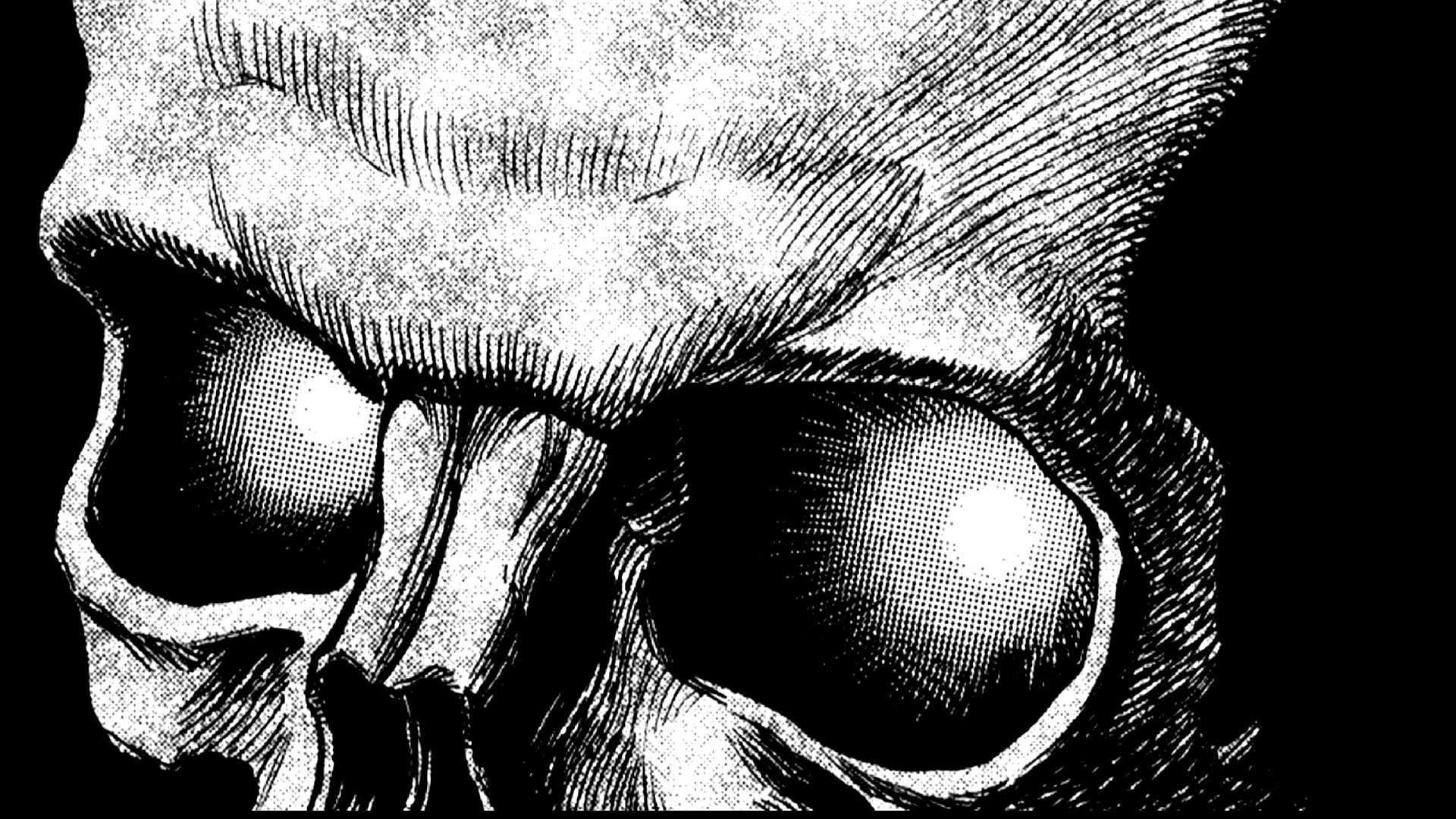 Kentaro Miura Berserk Skull Knight Skull Black 1920x1080