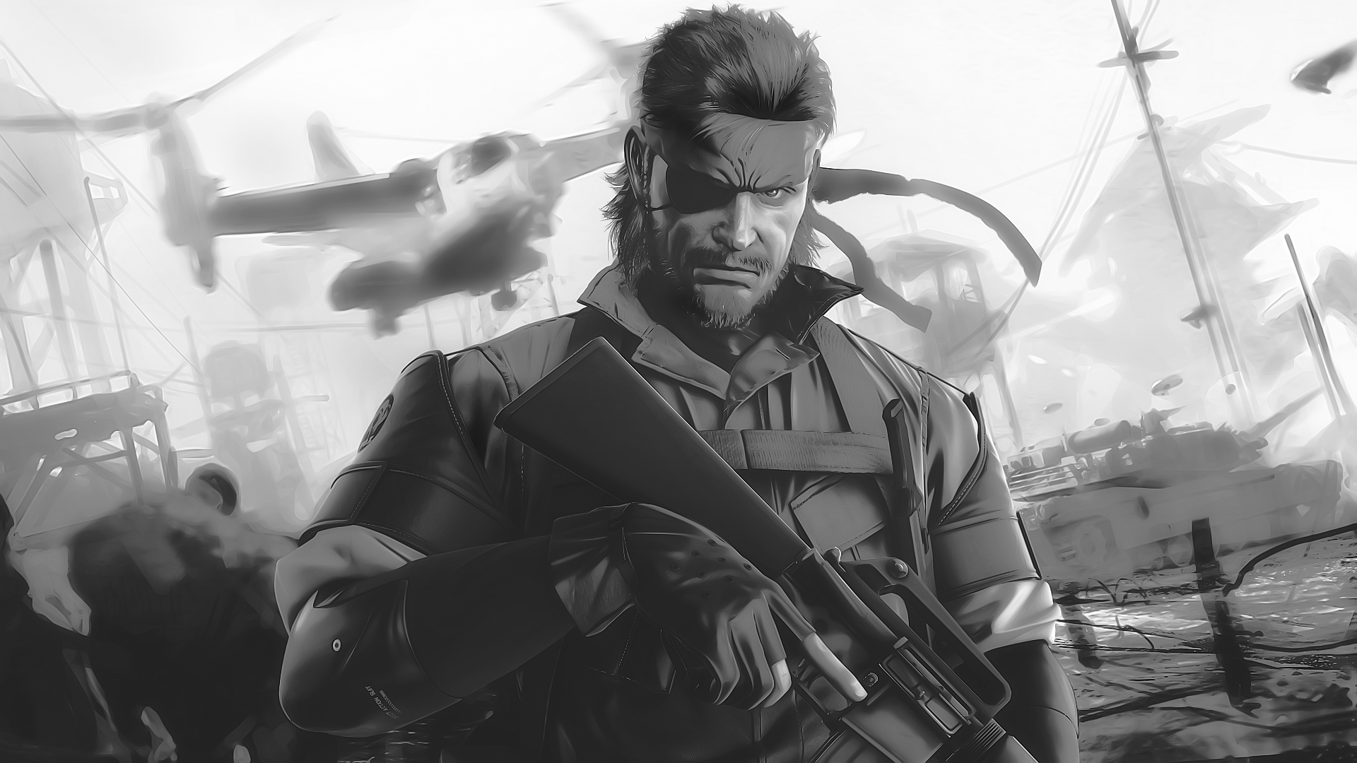 Metal Gear Metal Gear Solid Big Boss Video Games Metal Gear Solid Peace Walker 1920x1080