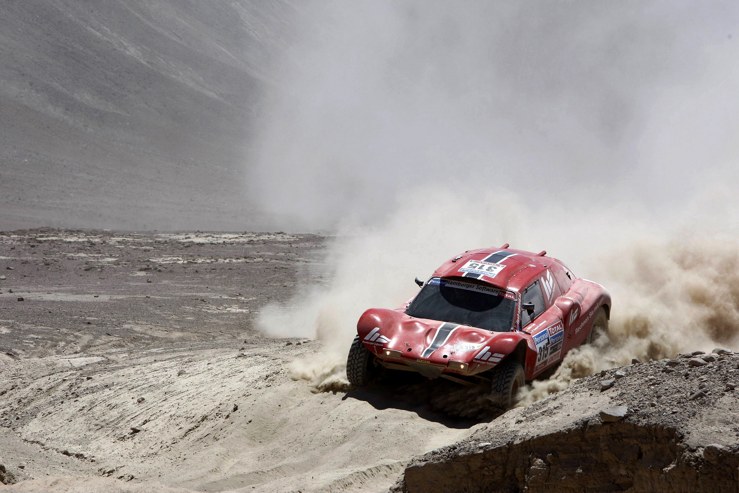 Buggy Racing Rally Desert Car Vehicle Dirt Red Cars 2560x1707