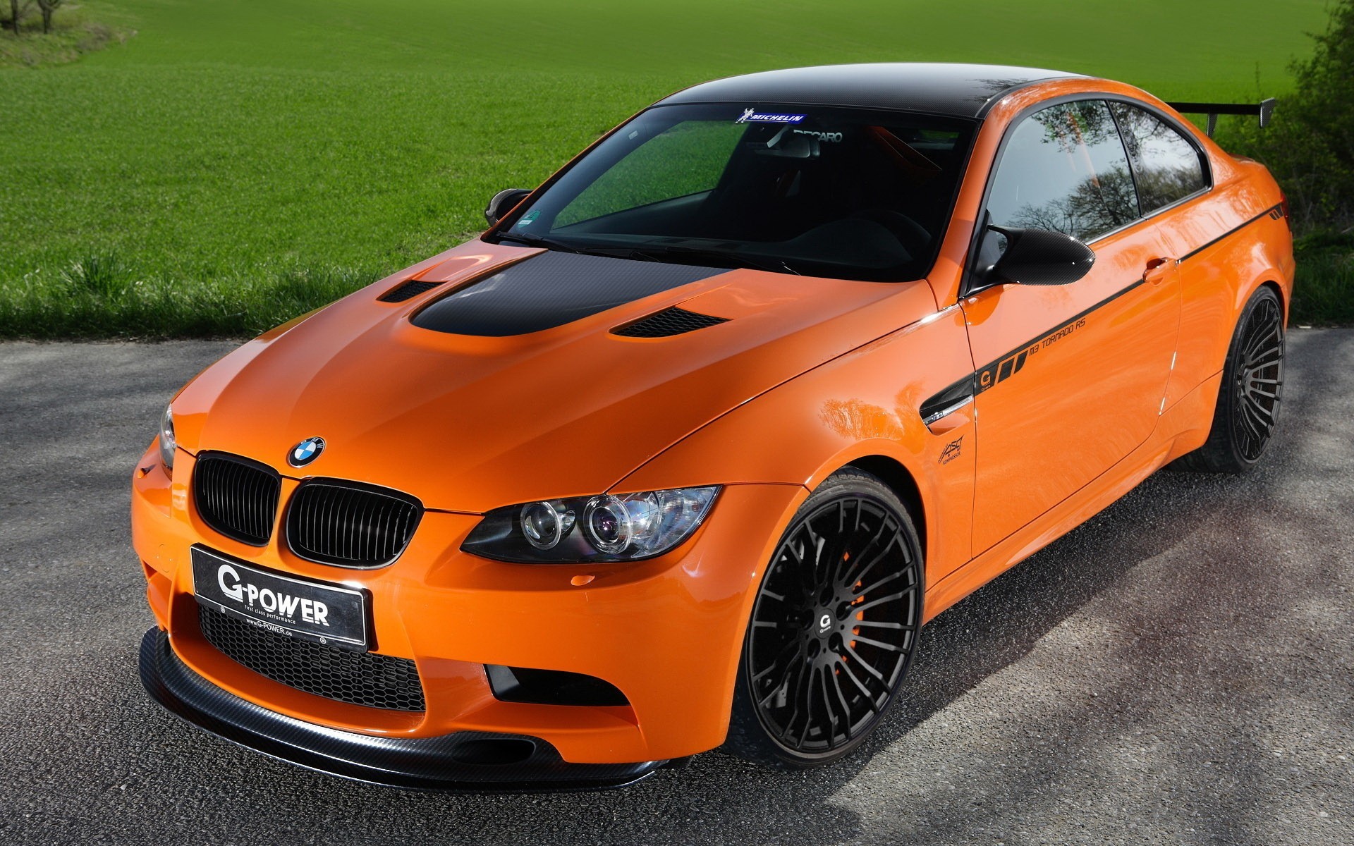 G Power BMW Orange Cars E92 BMW 3 Series BMW E92 1920x1200