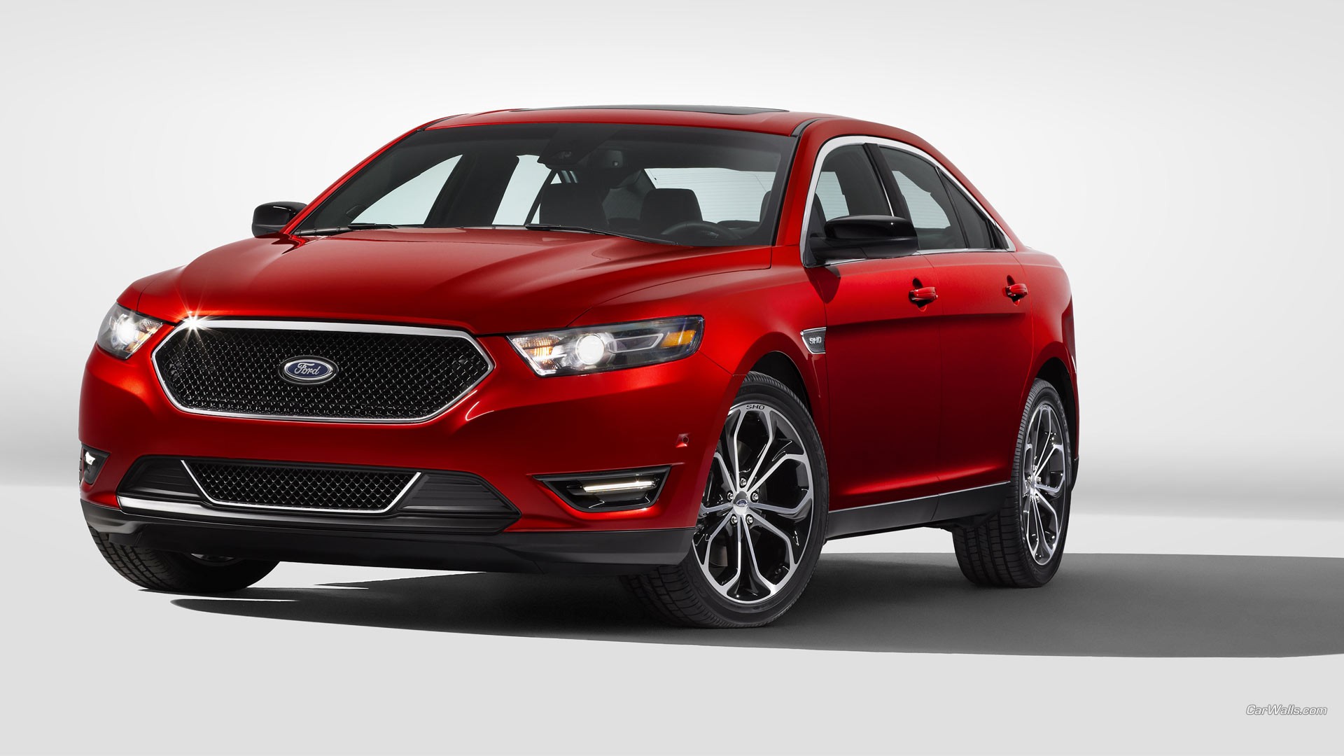 Ford Taurus Car Ford Vehicle Red Cars 1920x1080