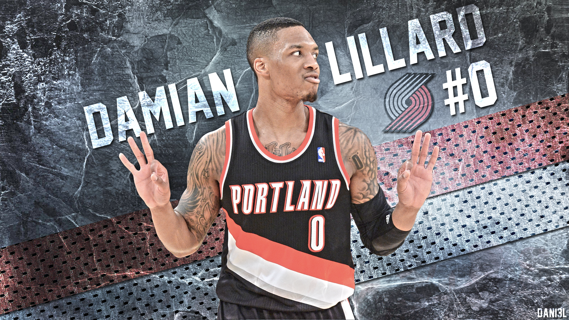 NBA Portland Damian Lillard Basketball 1920x1080