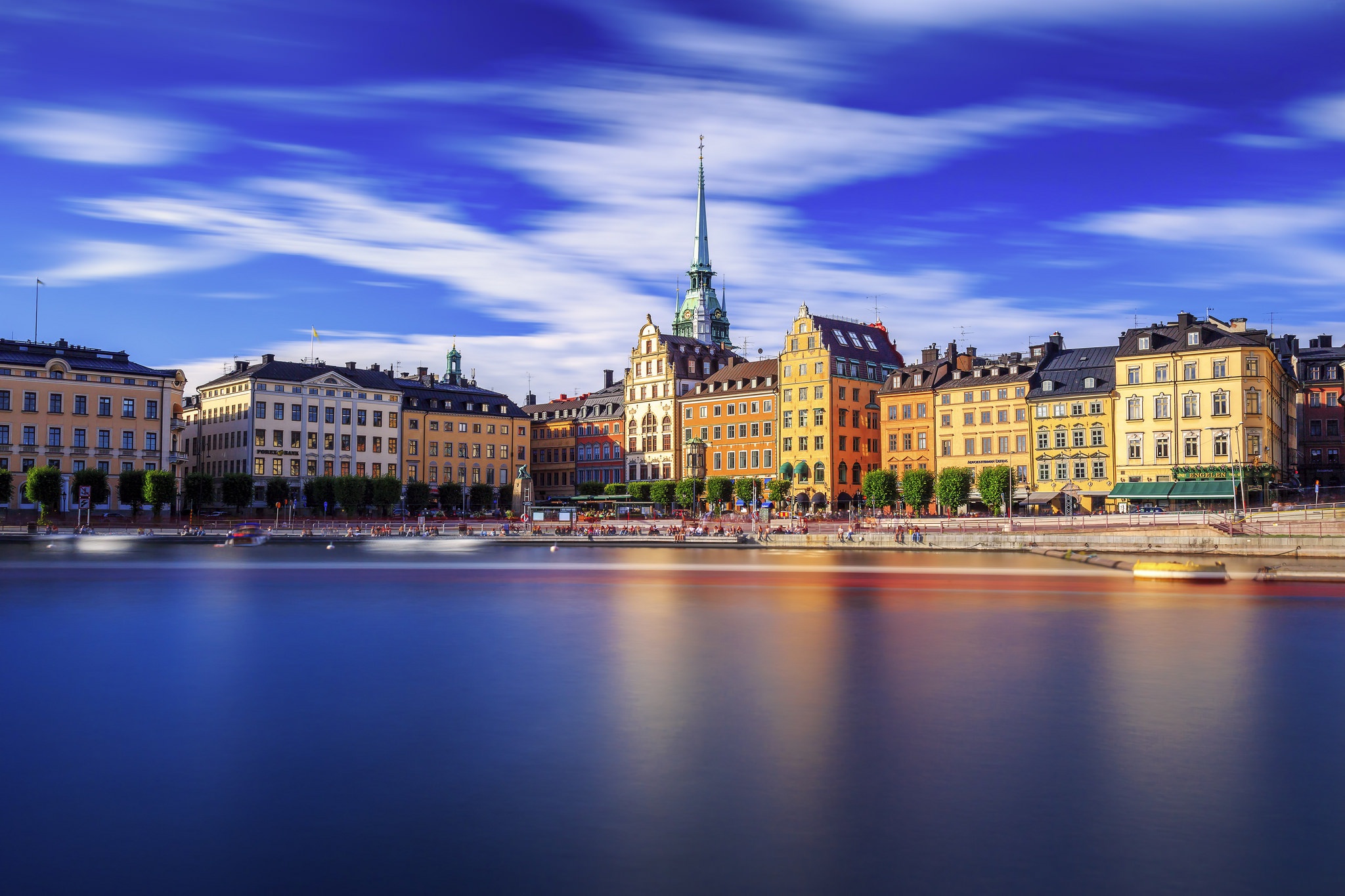 Water City Cityscape Stockholm Sweden 2048x1365