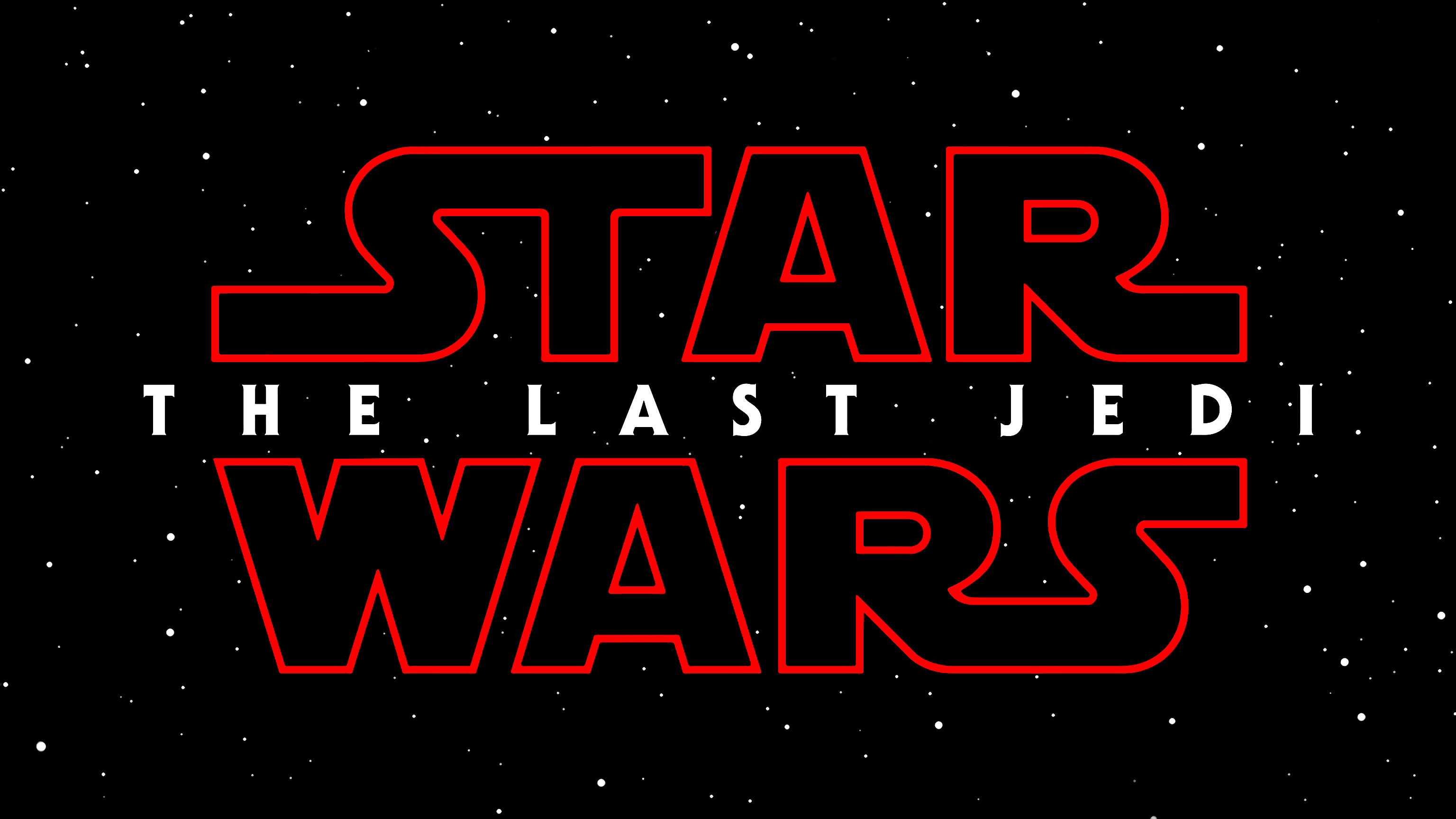 Star Wars Star Wars The Last Jedi Typography Movies 2017 Year 3072x1728