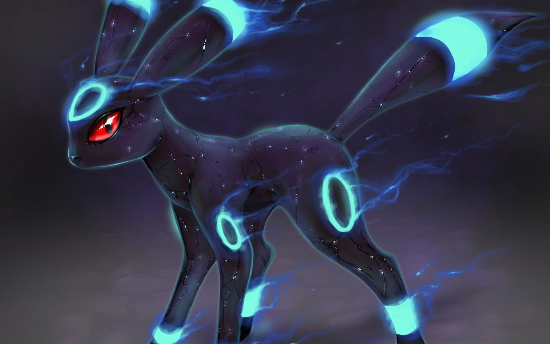 Pokemon Umbreon Video Games Cyan 1920x1200