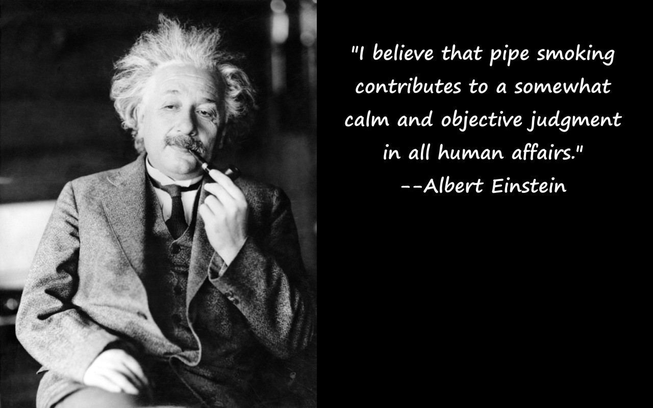 Albert Einstein Pipes 1280x800