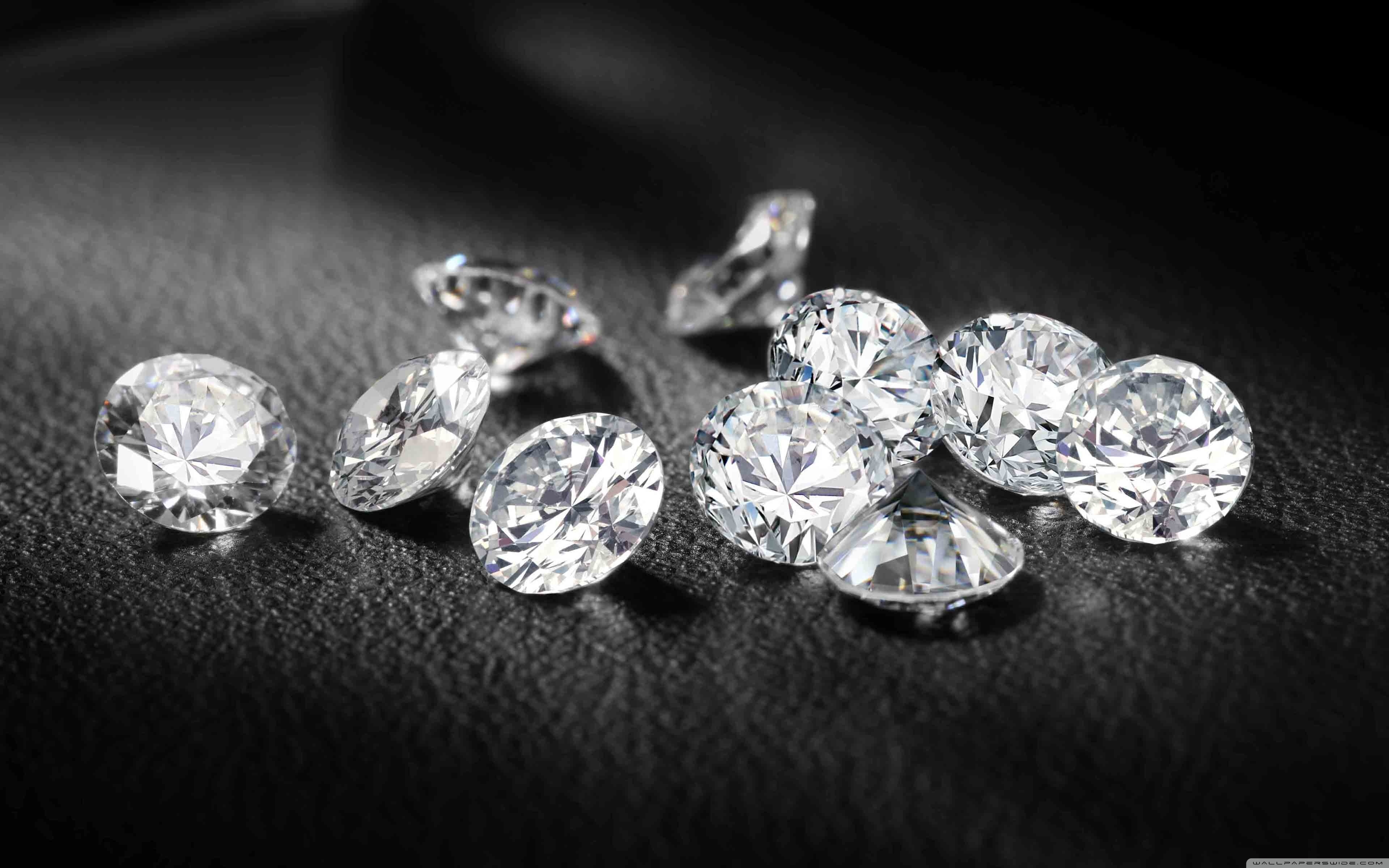Macro Simple Background Diamonds Jewels 3840x2400