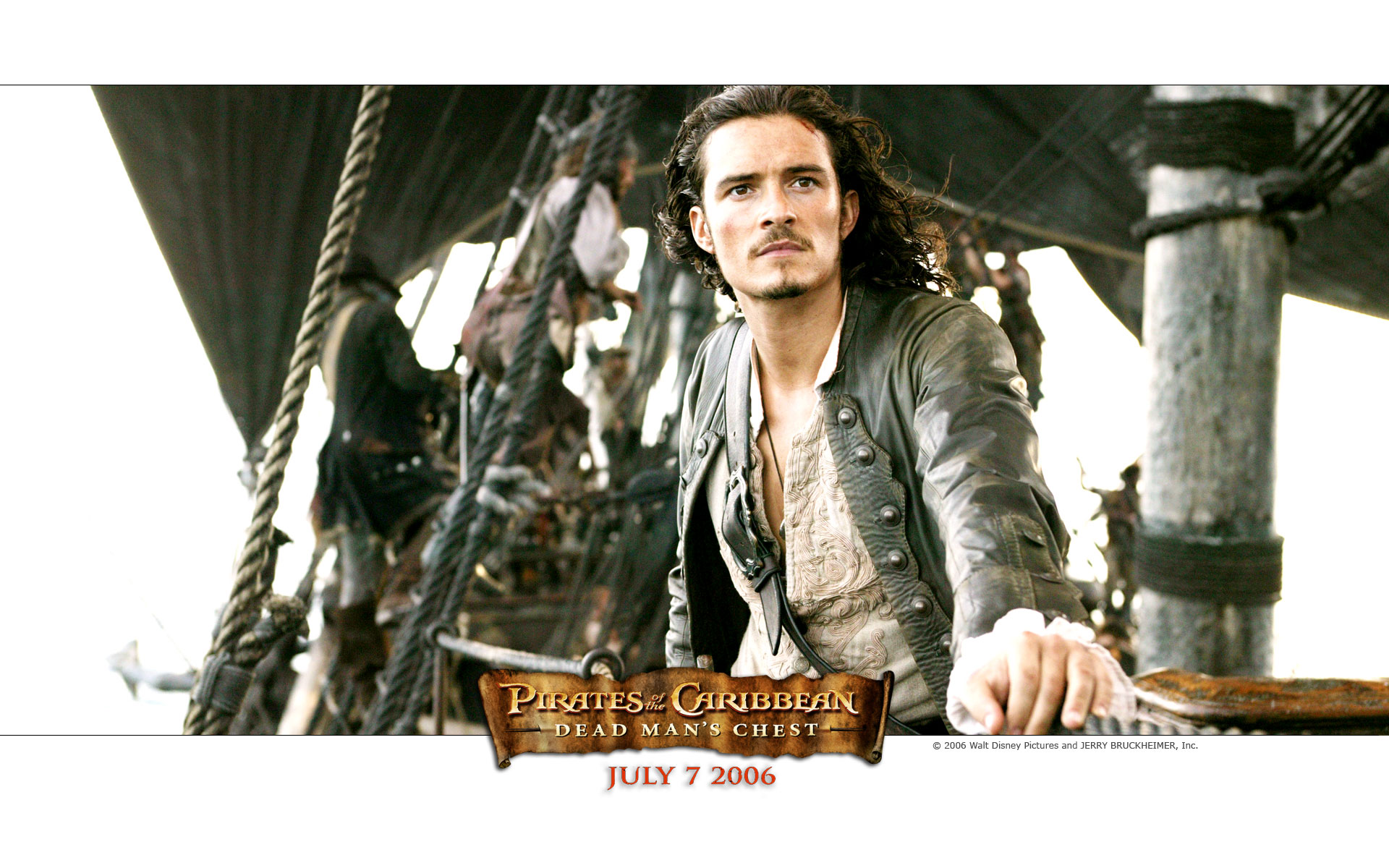 Pirates Of The Caribbean Dead Mans Chest Orlando Bloom Will Turner 1920x1200