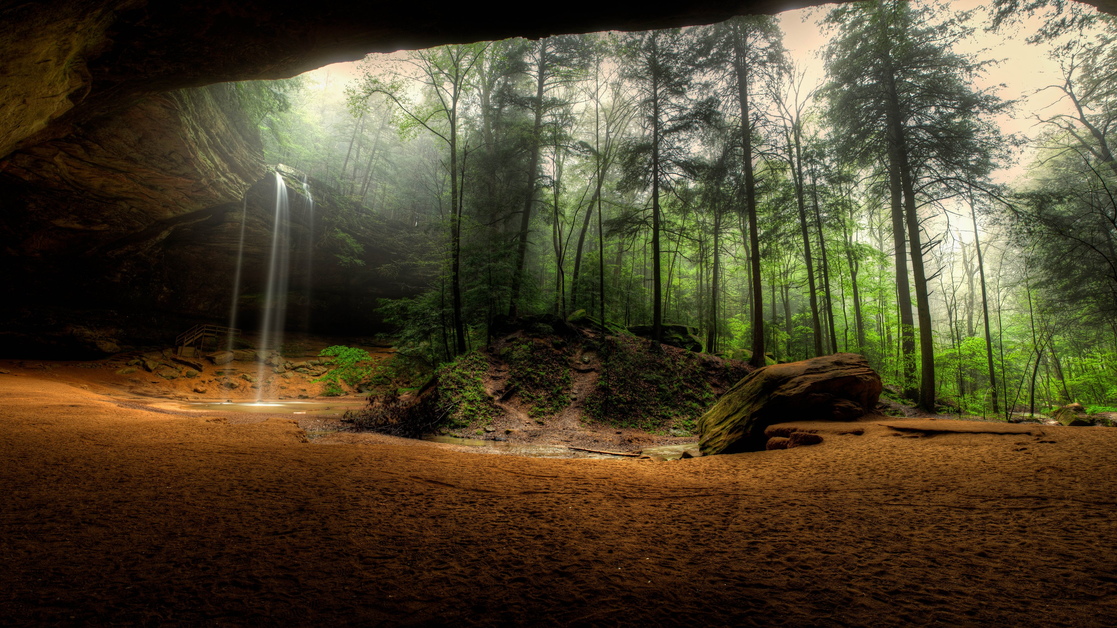 Ohio Cave Forest 3840x2160