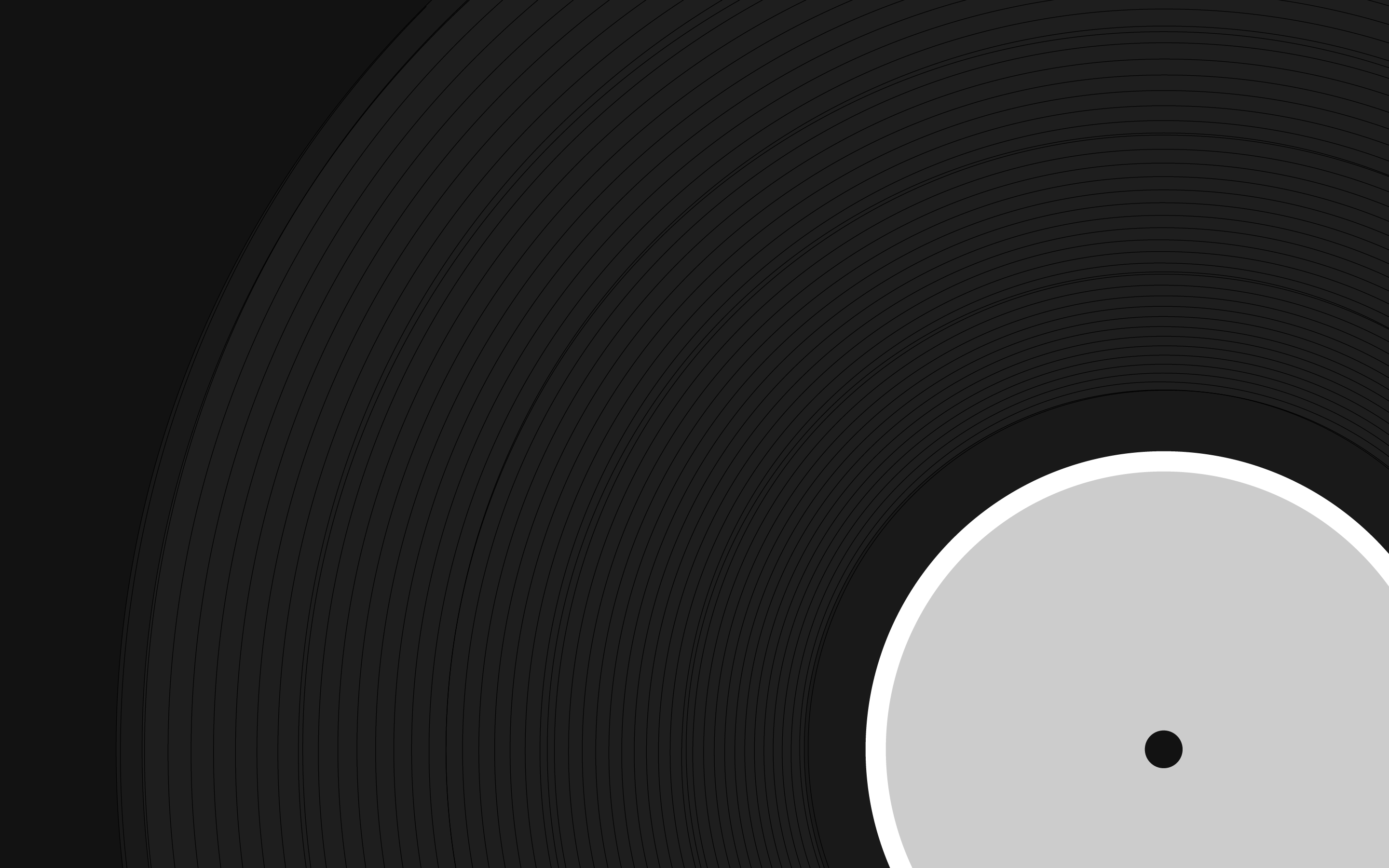 Vinyl Audio Minimalism Black Gray Artwork 2880x1800