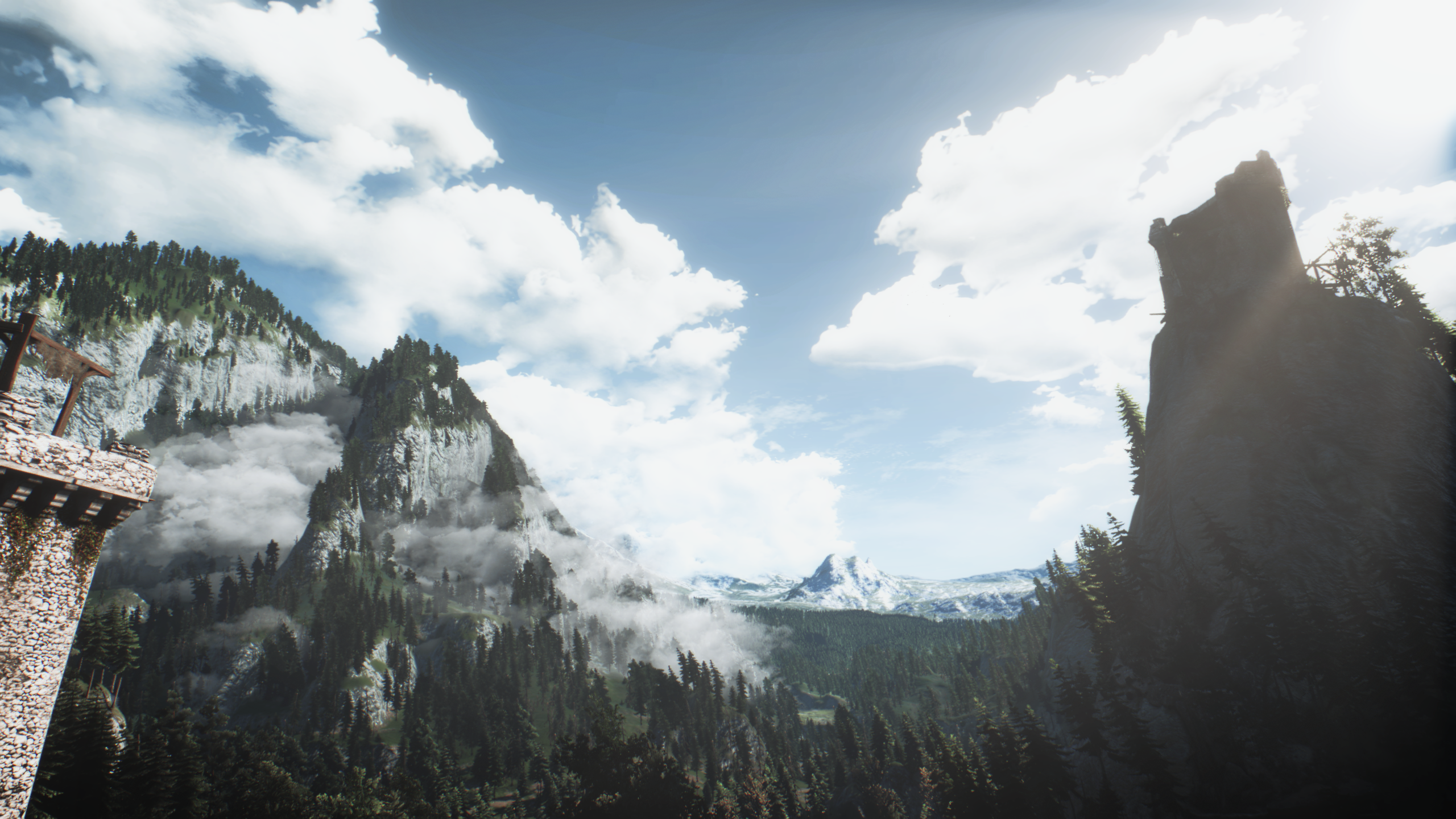 The Witcher The Witcher 3 Wild Hunt Kaer Morhen 2560x1440