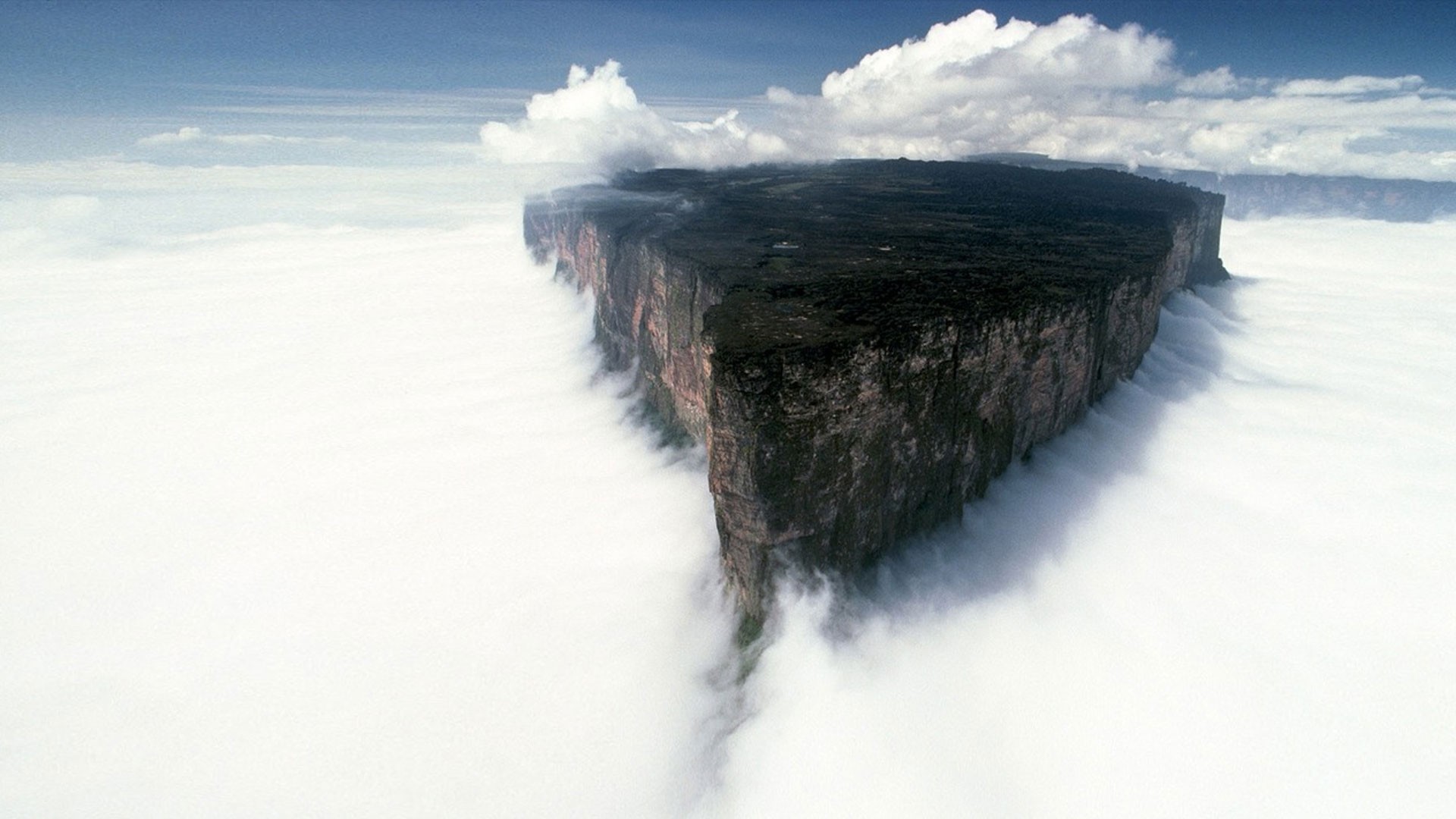 Landscape Mount Roraima Mist Venezuela 1920x1080