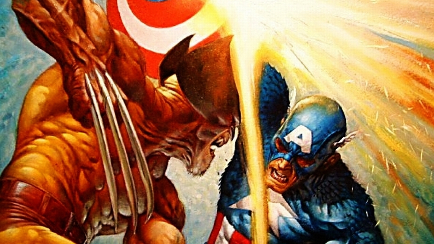 Wolverine Captain America 1440x810
