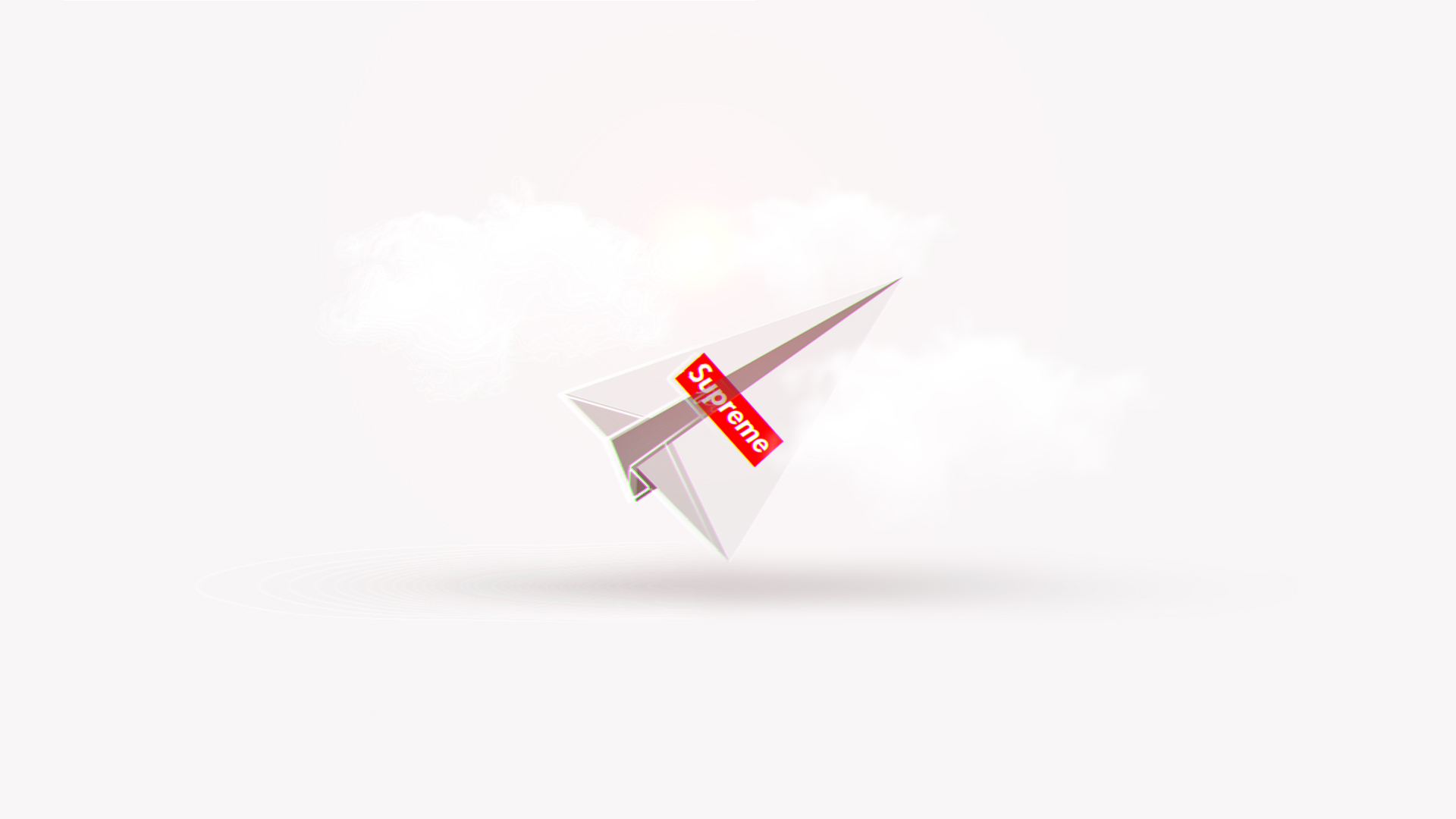 Supreme Paper Planes Simple Background Minimalism White Background 1920x1080