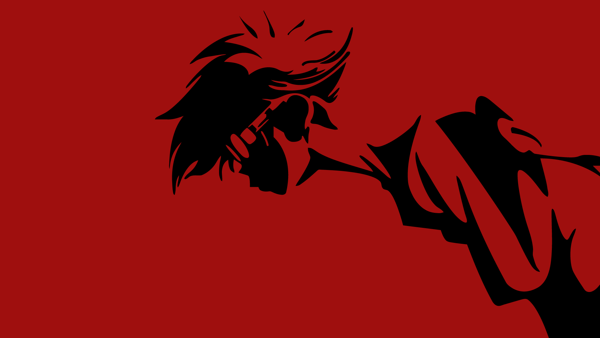 Cowboy Bebop Edward Wong Hau Pepelu Tivrusky IV Red Simple Background Anime Anime Boys Red Backgroun 1920x1080