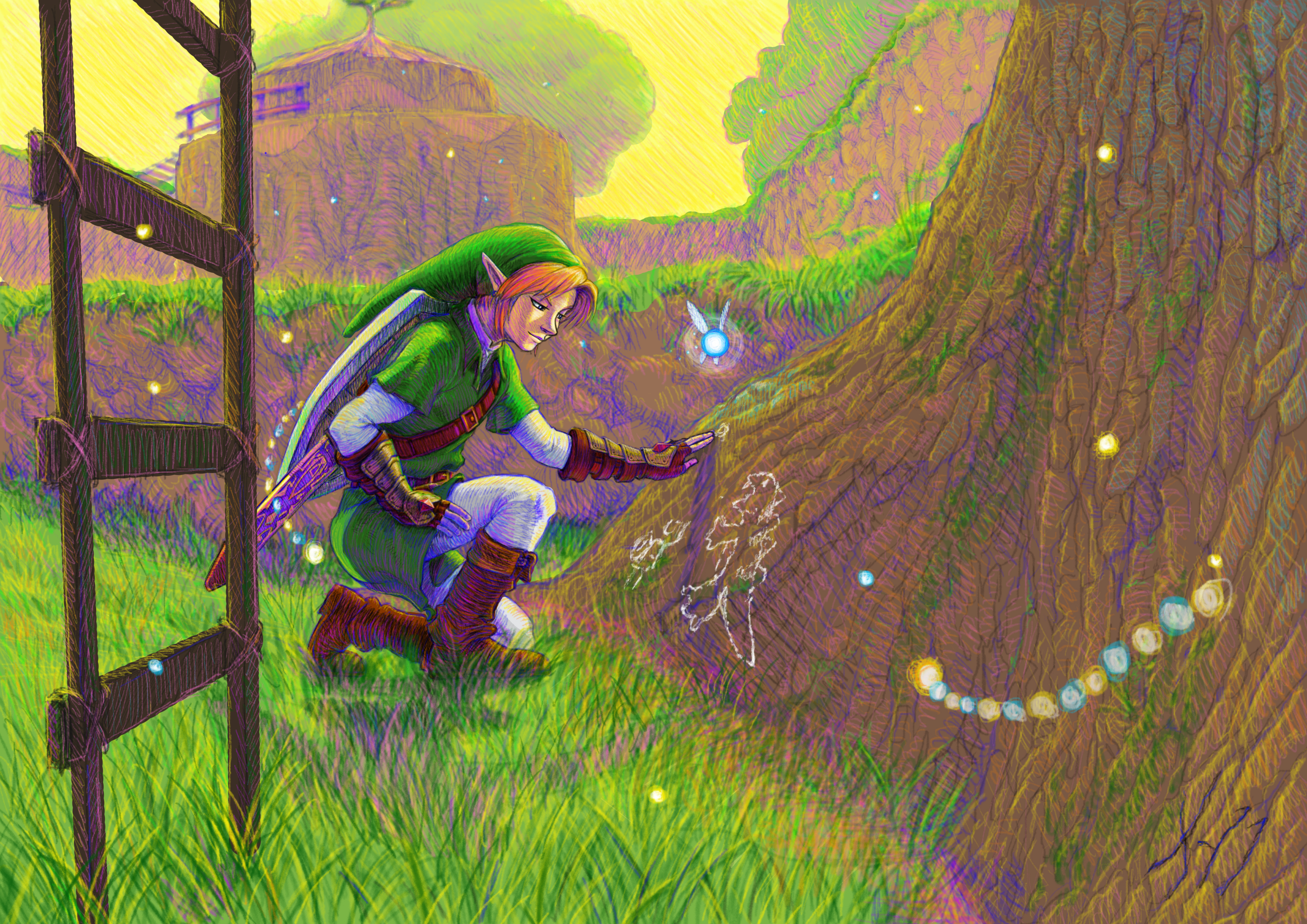 Link Navi The Legend Of Zelda The Legend Of Zelda Ocarina Of Time 4961x3508