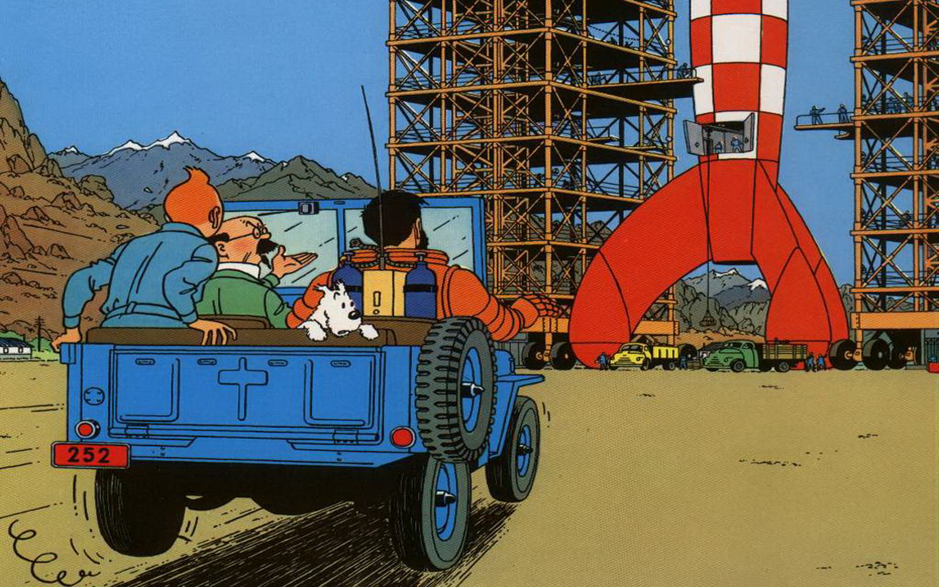 Comics The Adventures Of Tintin 1920x1200