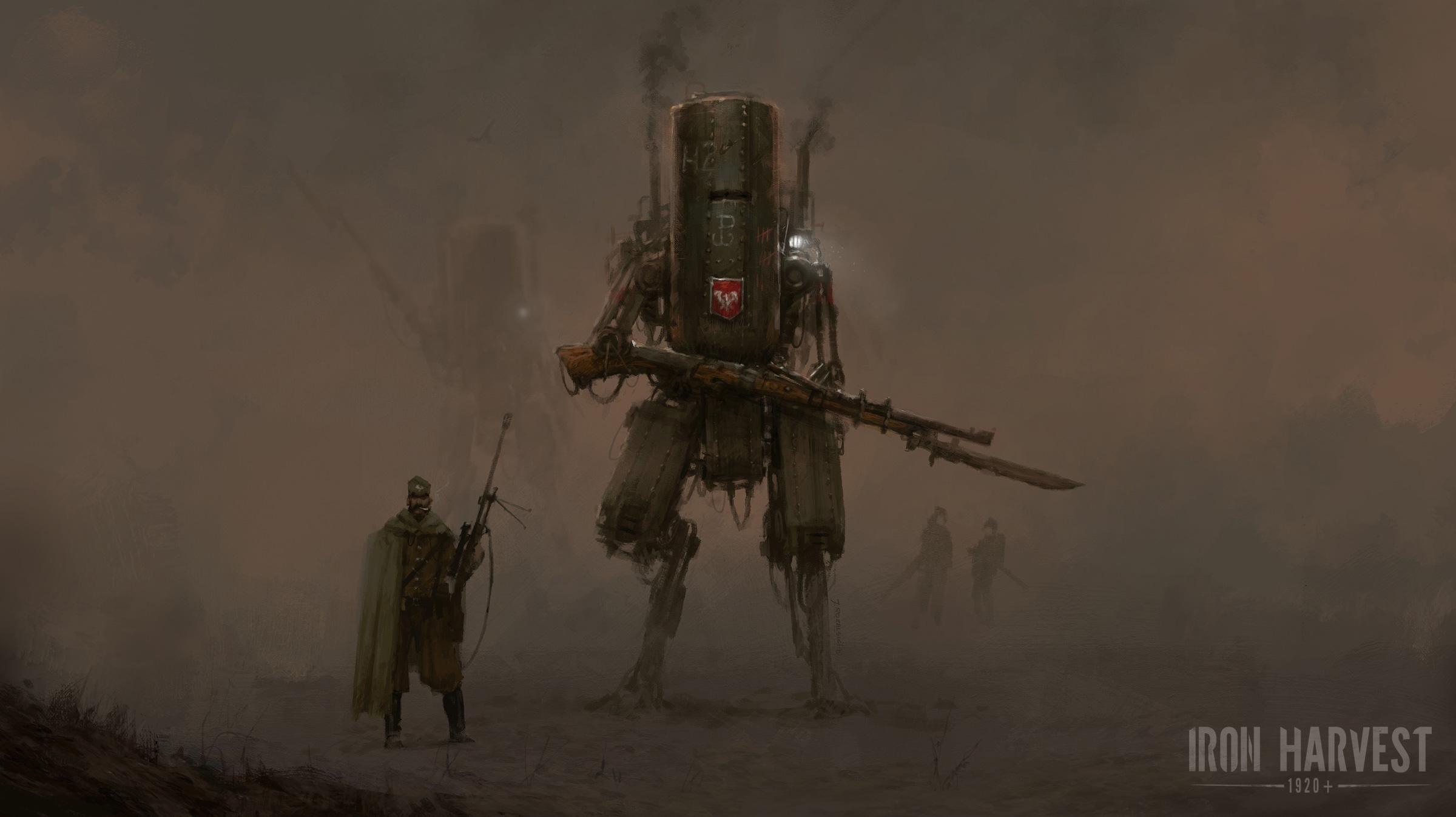 Iron Harvest Mech Polania Republic Iron Harvest War 2400x1347