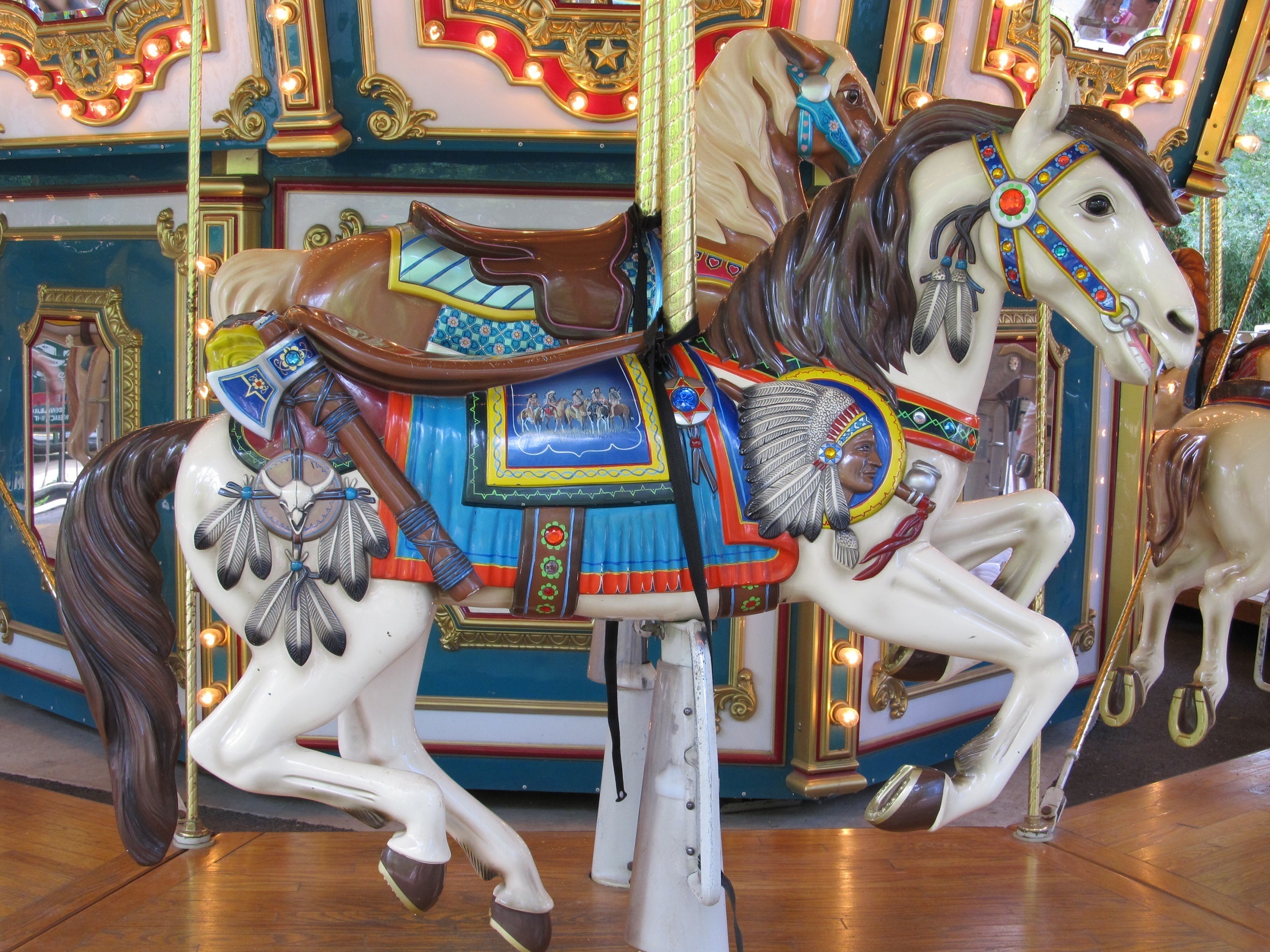 Carousel Horse Vintage Retro Merry Go Round 2200x1650