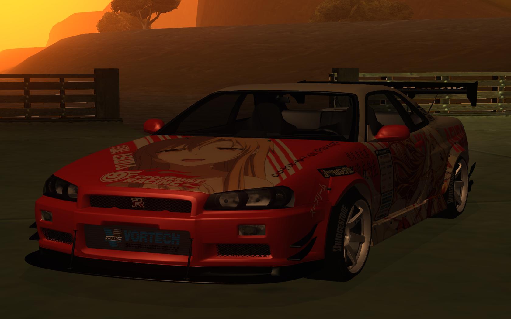 Nissan Skyline Skyline R34 Nissan Skyline GT R R34 GT R Tuning Grand Theft Auto San Andreas 1680x1050