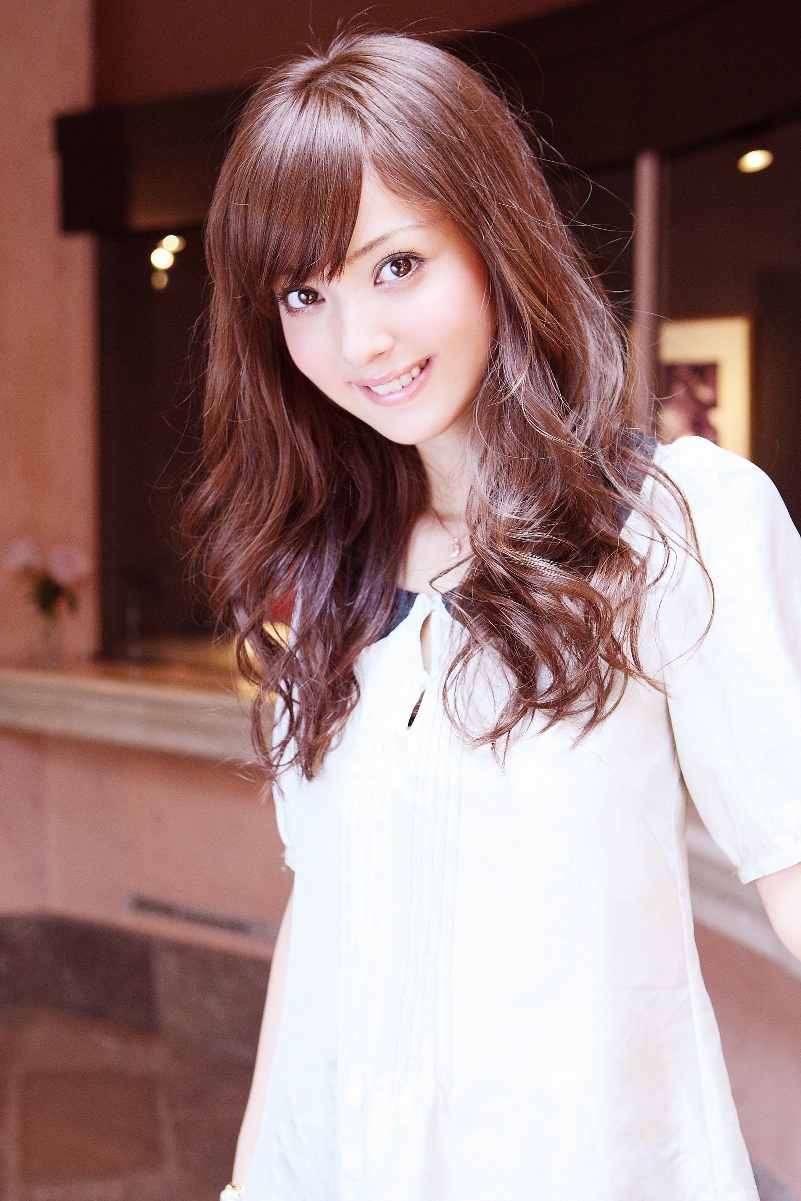 Sasaki Nozomi Model Asian Japanese Women Smiling Looking At Viewer Brown Eyes 1600x2400