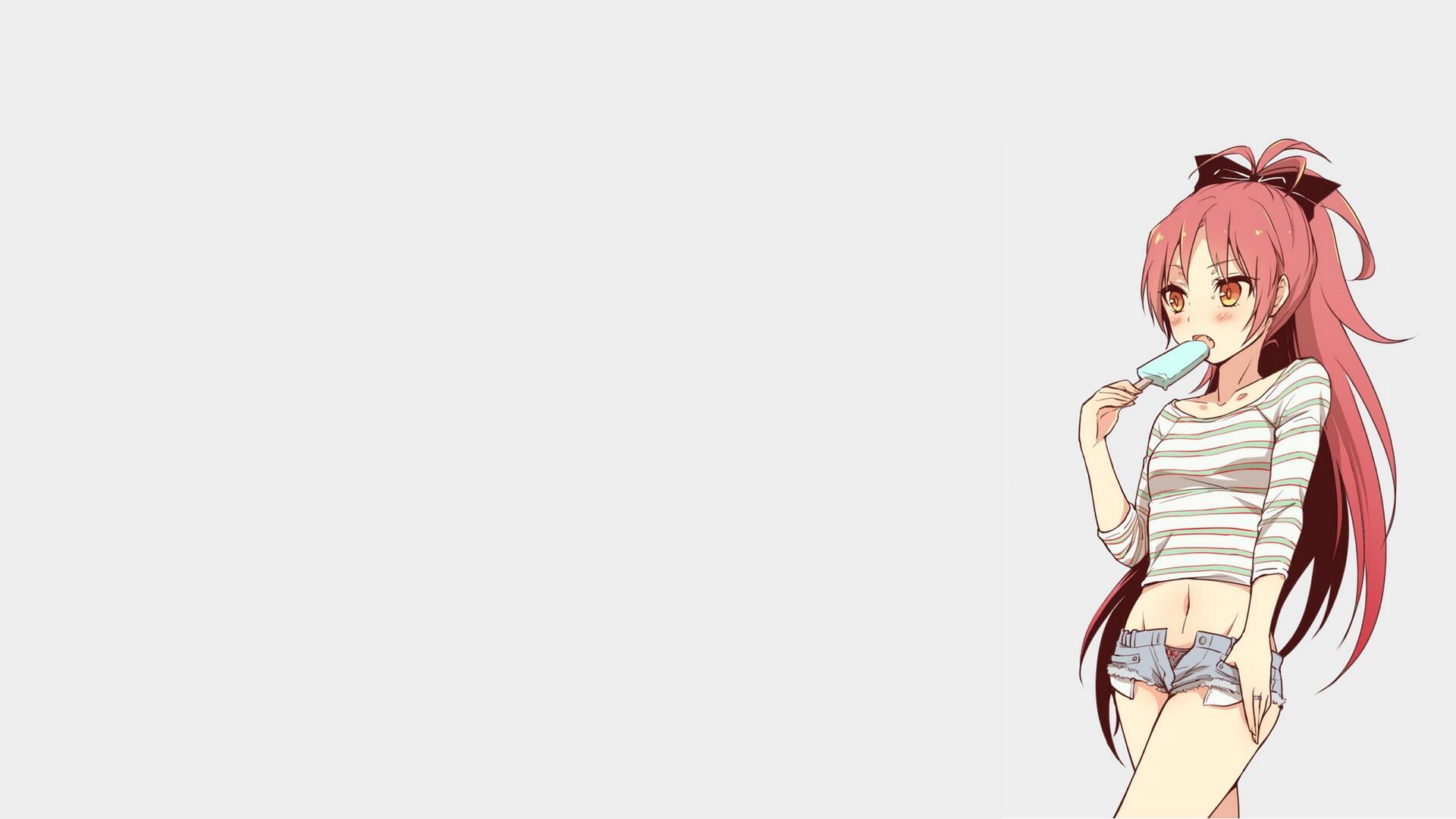 Simple Background Anime Girls 1920x1080