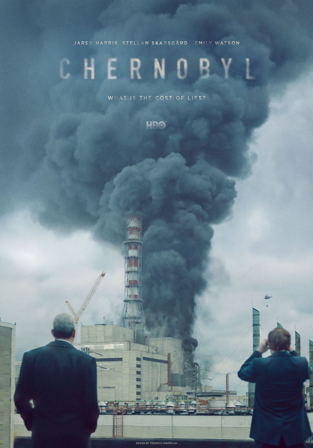 Chernobyl HBO Tv Series Disaster Poster Nuclear Power Plant Overcast 1100x1571