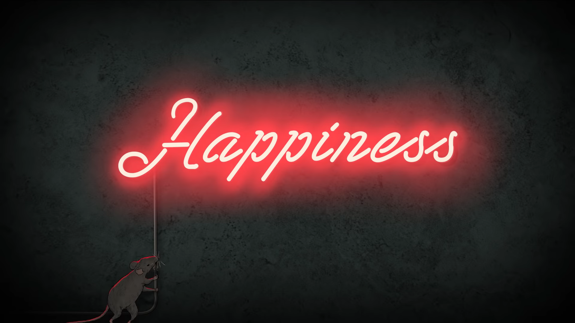 Happiness Steve Cutts Red Rats 1920x1080