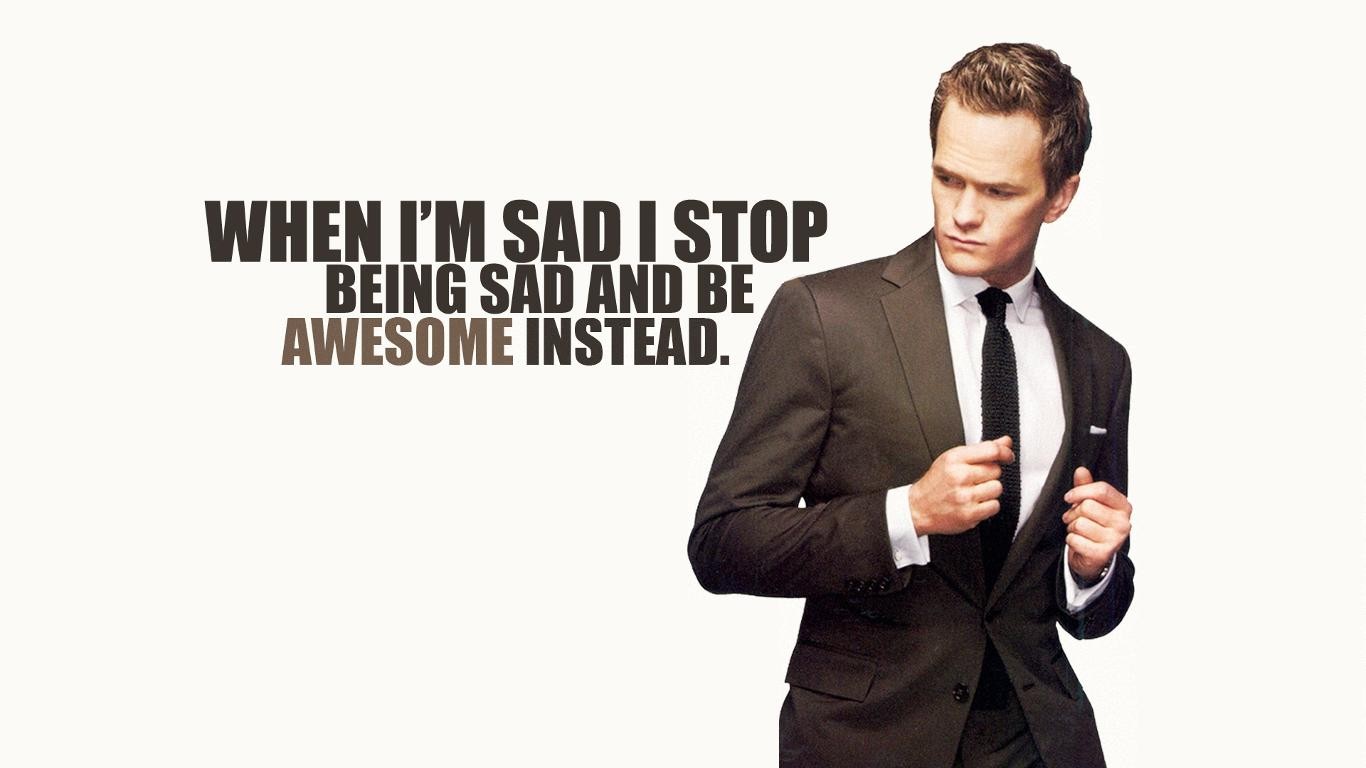 How I Met Your Mother Barney Stinson Quote 1366x768