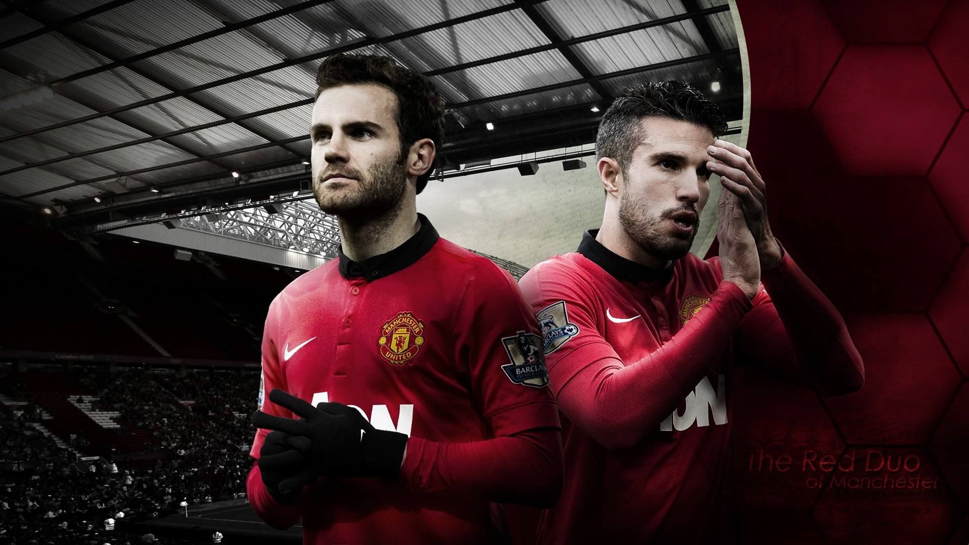 Robin Van Persie Manchester United Men Soccer 1920x1080