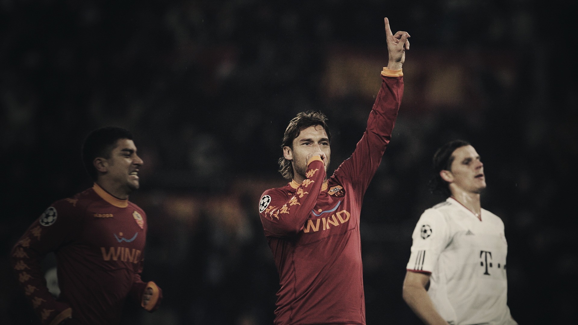 Francesco Totti AS Roma Arms Up 1920x1080