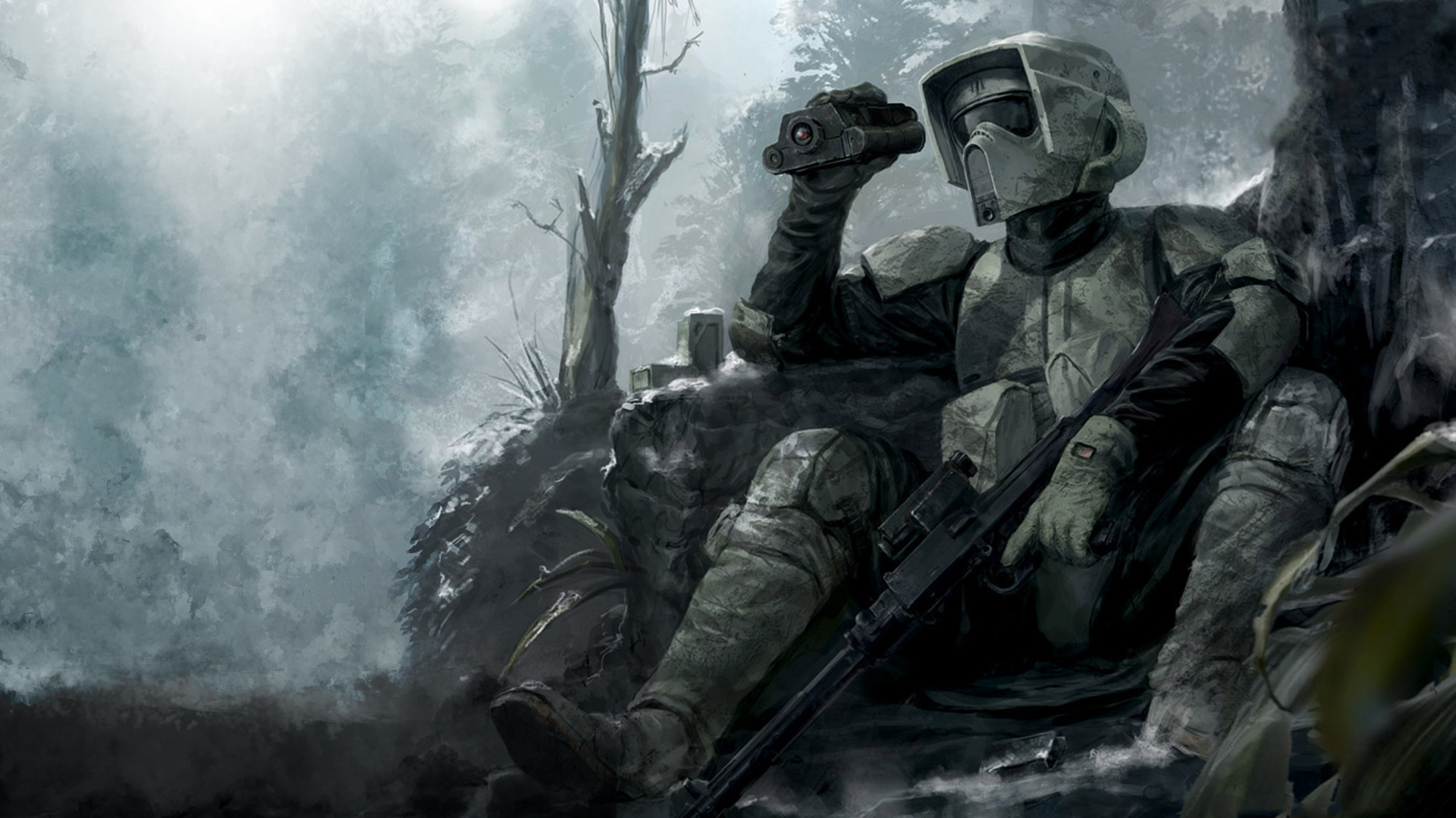 Soldier Star Wars Scout Trooper 1920x1080