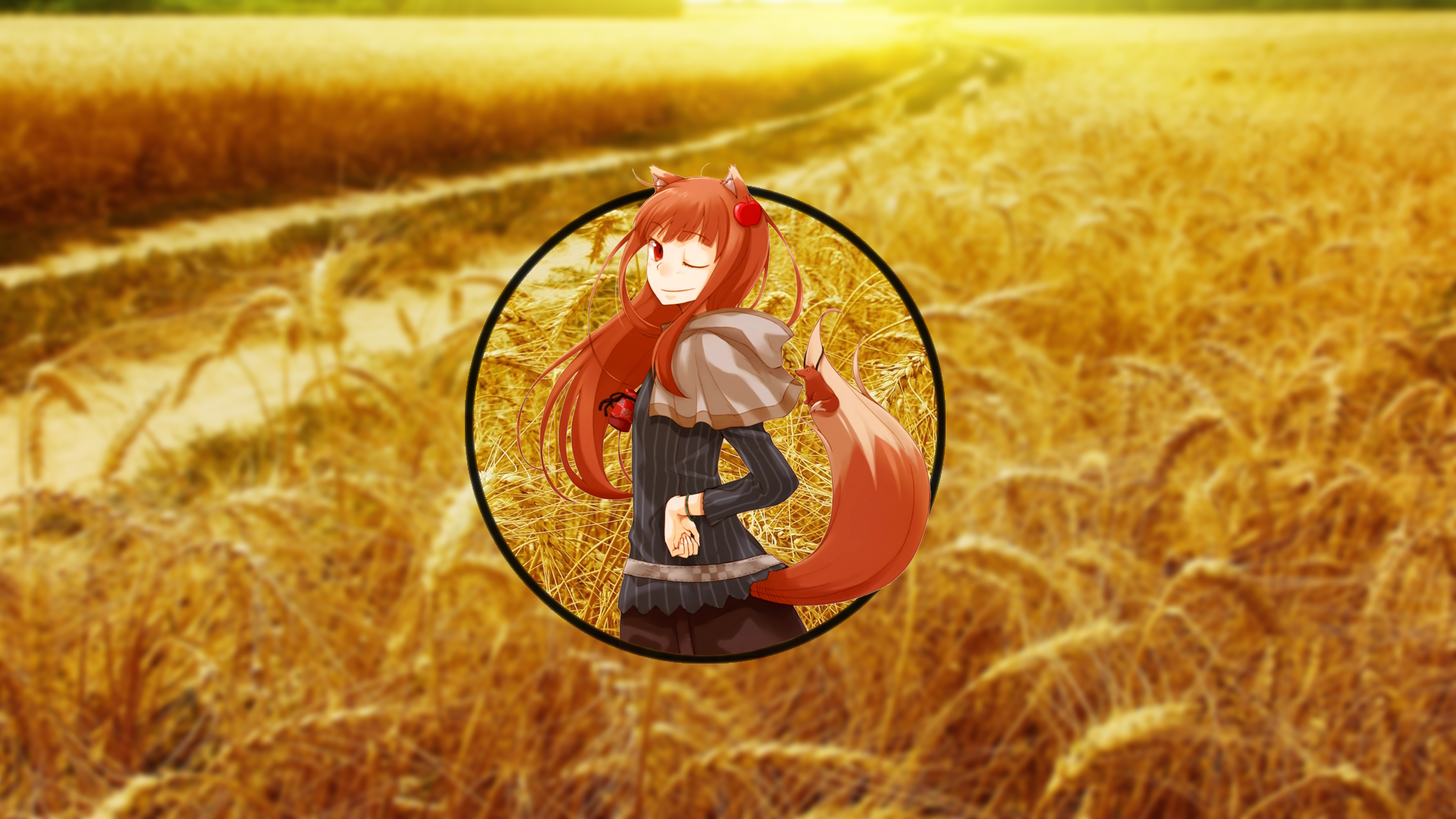 Depth Of Field Anime Girls Wheat Spice And Wolf Okamimimi Holo Spice And Wolf 1920x1080