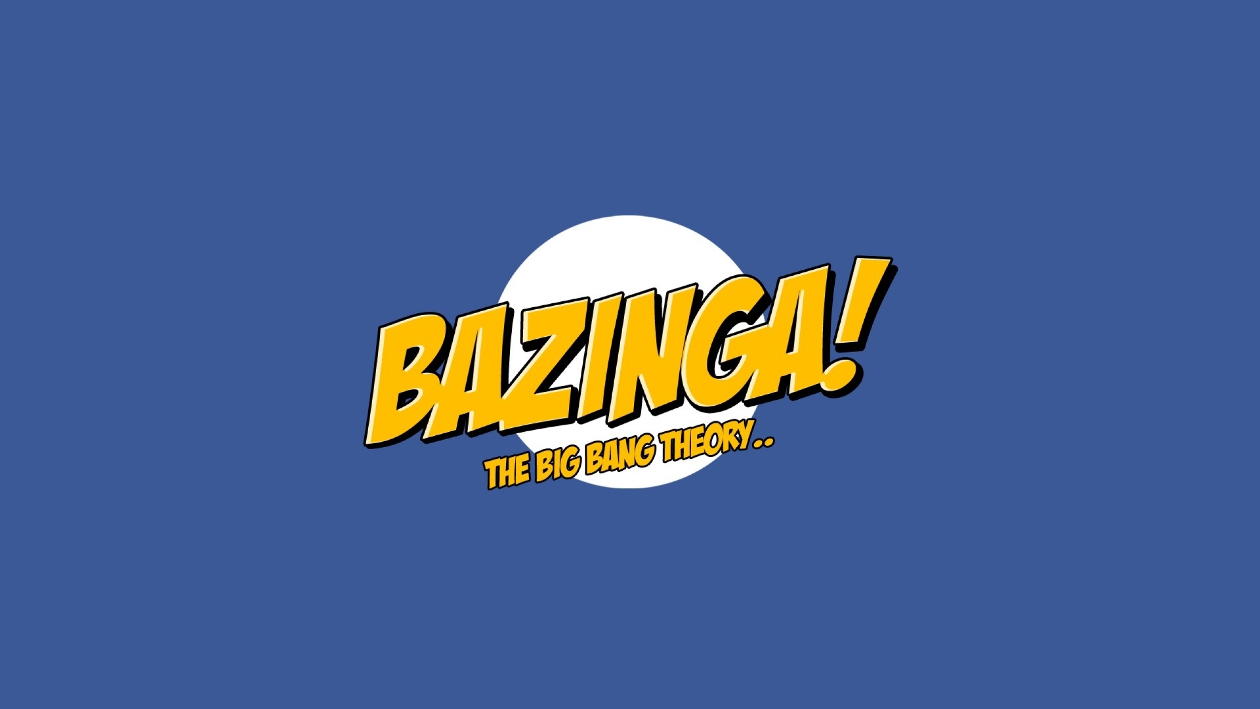 The Big Bang Theory Bazinga 2560x1440