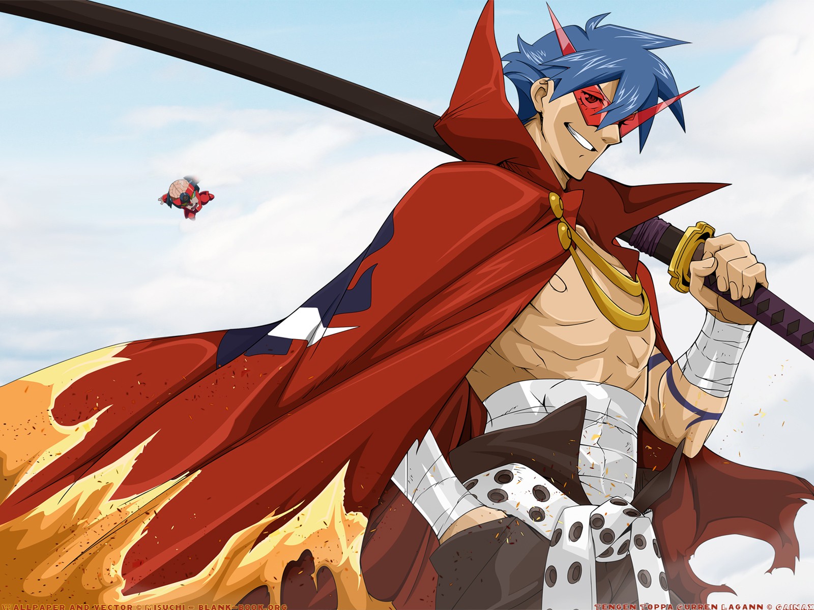 Kamina Anime Boys Anime 1600x1200